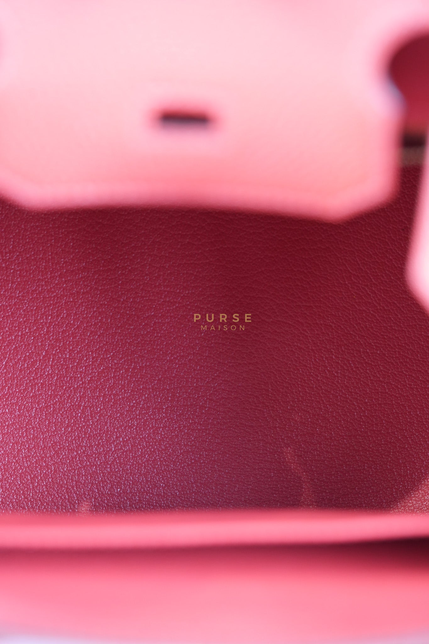 Birkin 30 in Rose Jaipur Togo Leather Gold Hardware Stamp R Square(2014)