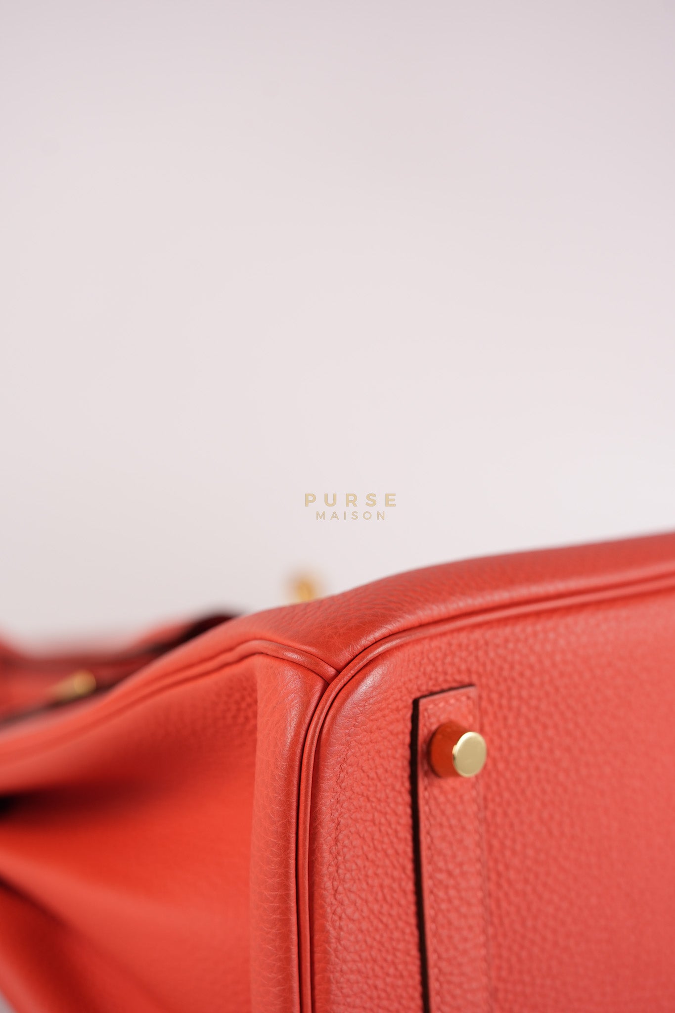 Birkin 30 in Rose Jaipur Togo Leather Gold Hardware Stamp R Square(2014)