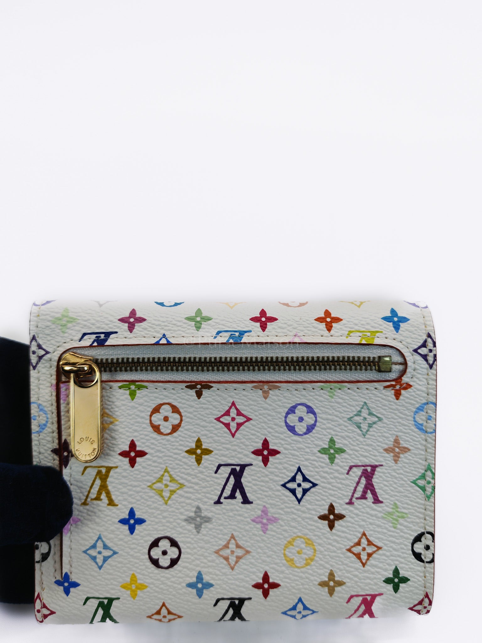 Koala Wallet in White Monogram Multicolor Canvas | Purse Maison Luxury Bags Shop