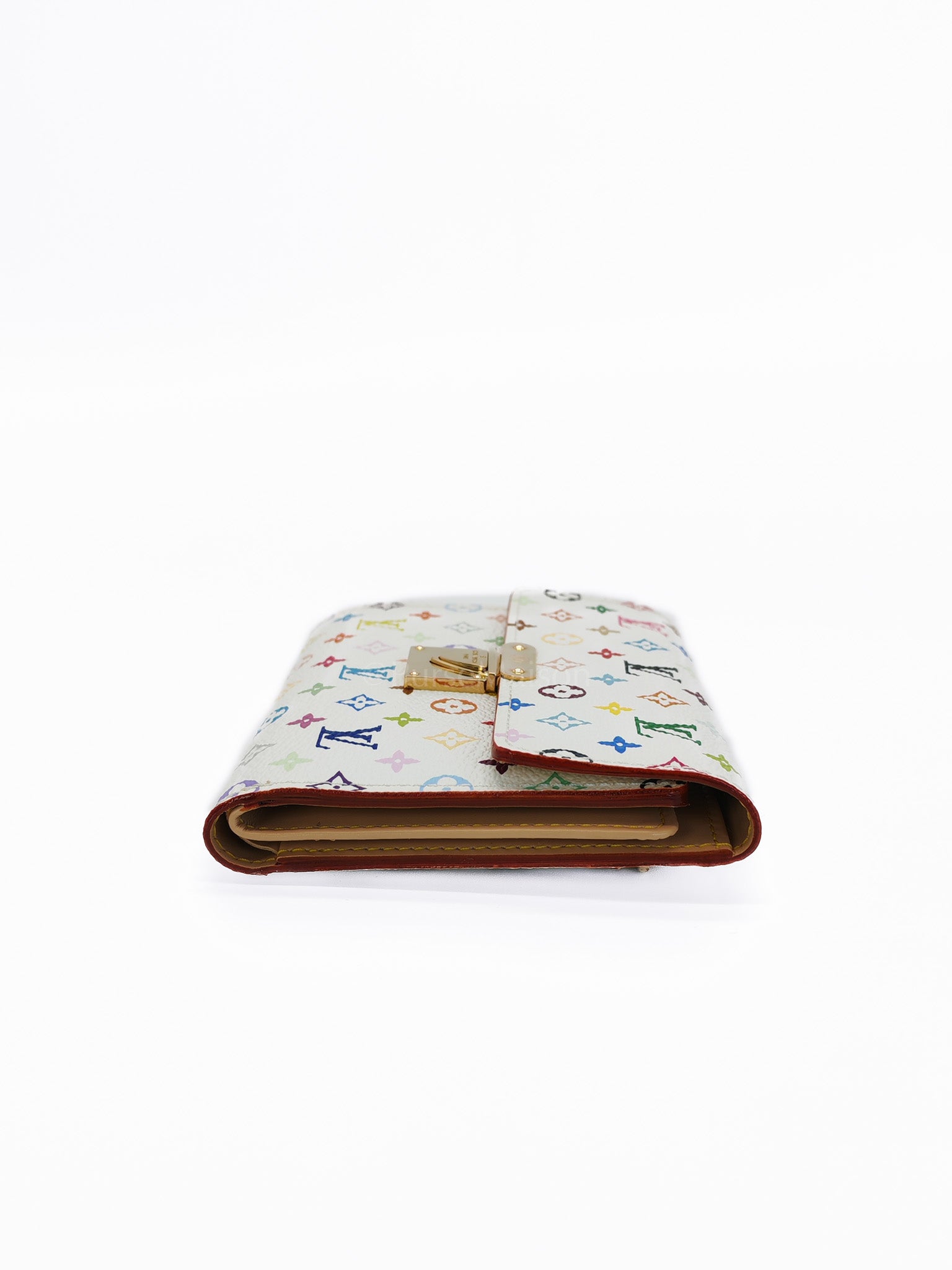 Koala Wallet in White Monogram Multicolor Canvas | Purse Maison Luxury Bags Shop