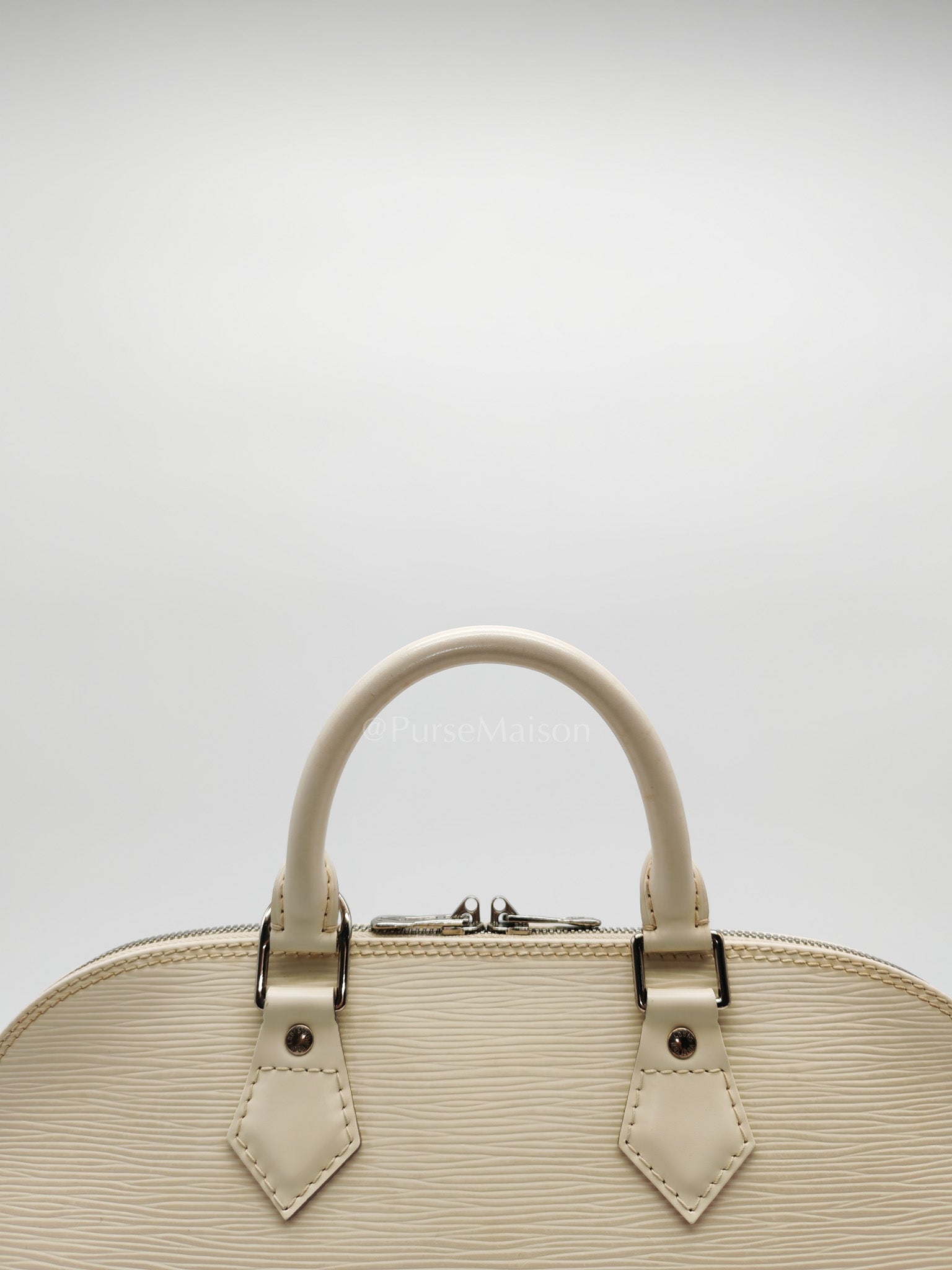 Alma PM in Ivoire Epi Leather & Silver Hardware (Date Code: FL2047)