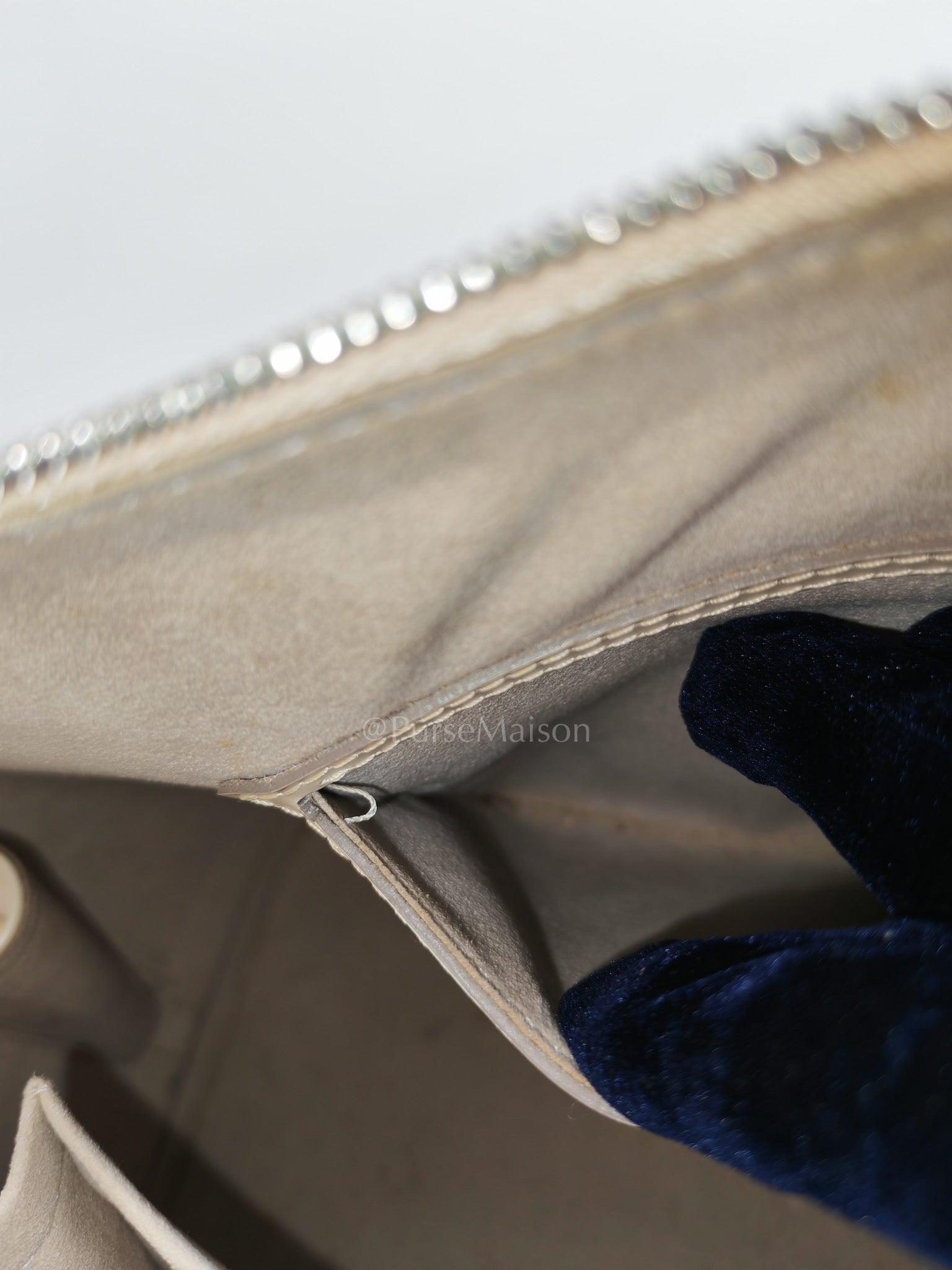 Alma PM in Ivoire Epi Leather & Silver Hardware (Date Code: FL2047)