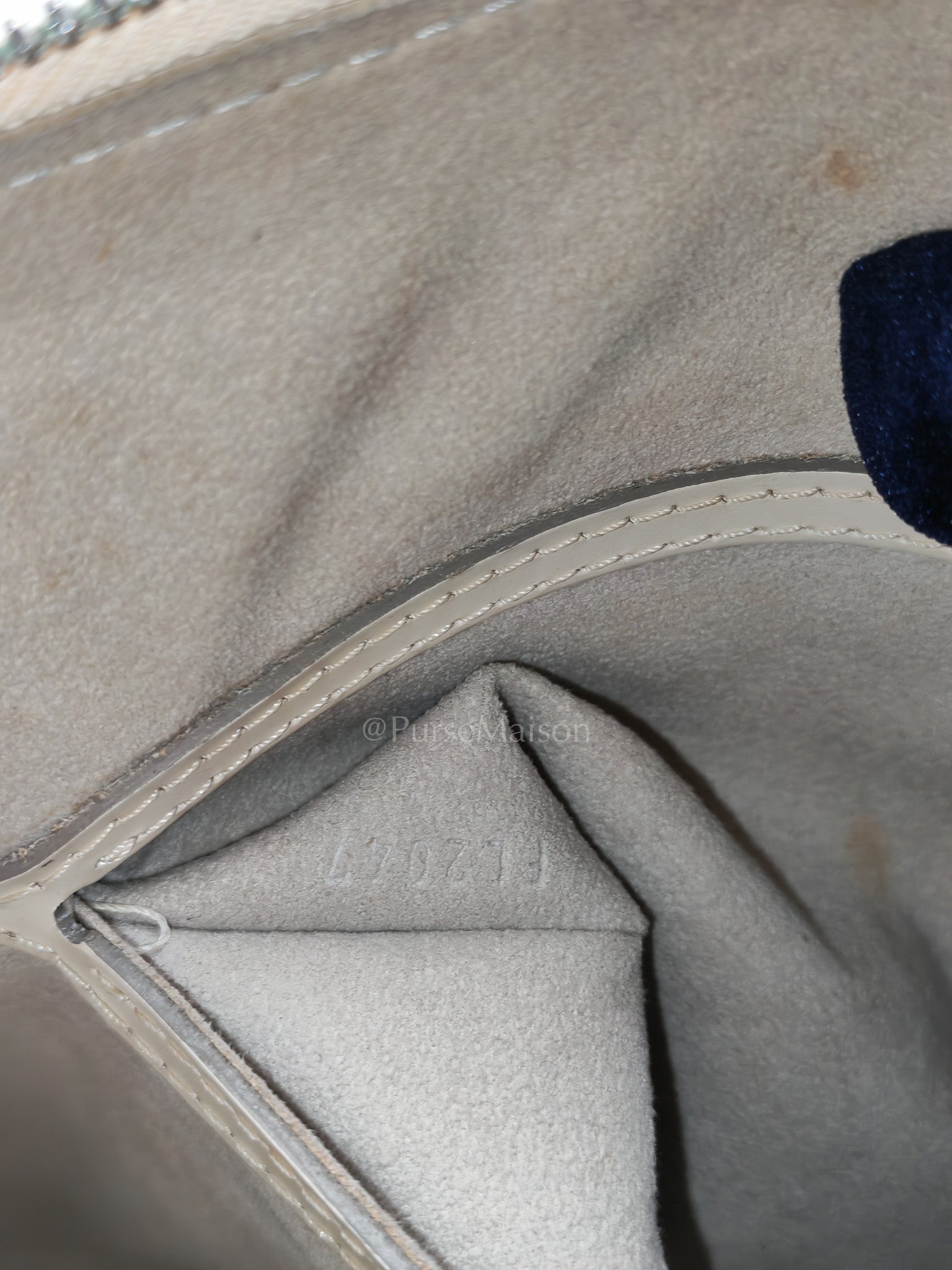 Alma PM in Ivoire Epi Leather & Silver Hardware (Date Code: FL2047)