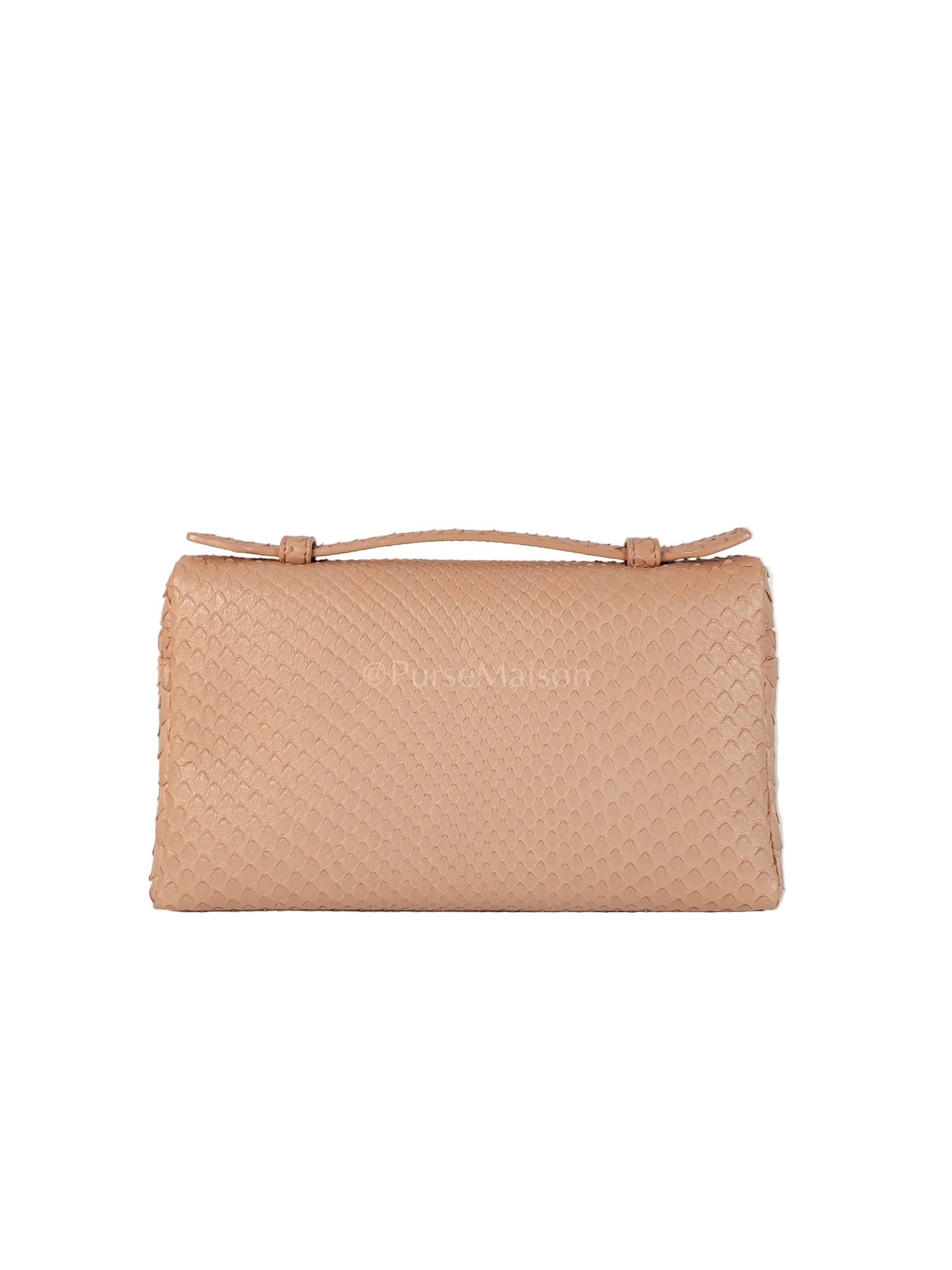 L19 Extra Pocket in Python Leather and Gold Hardware Two-Way Shoulder Bag | Purse Maison Luxury Bags Shop