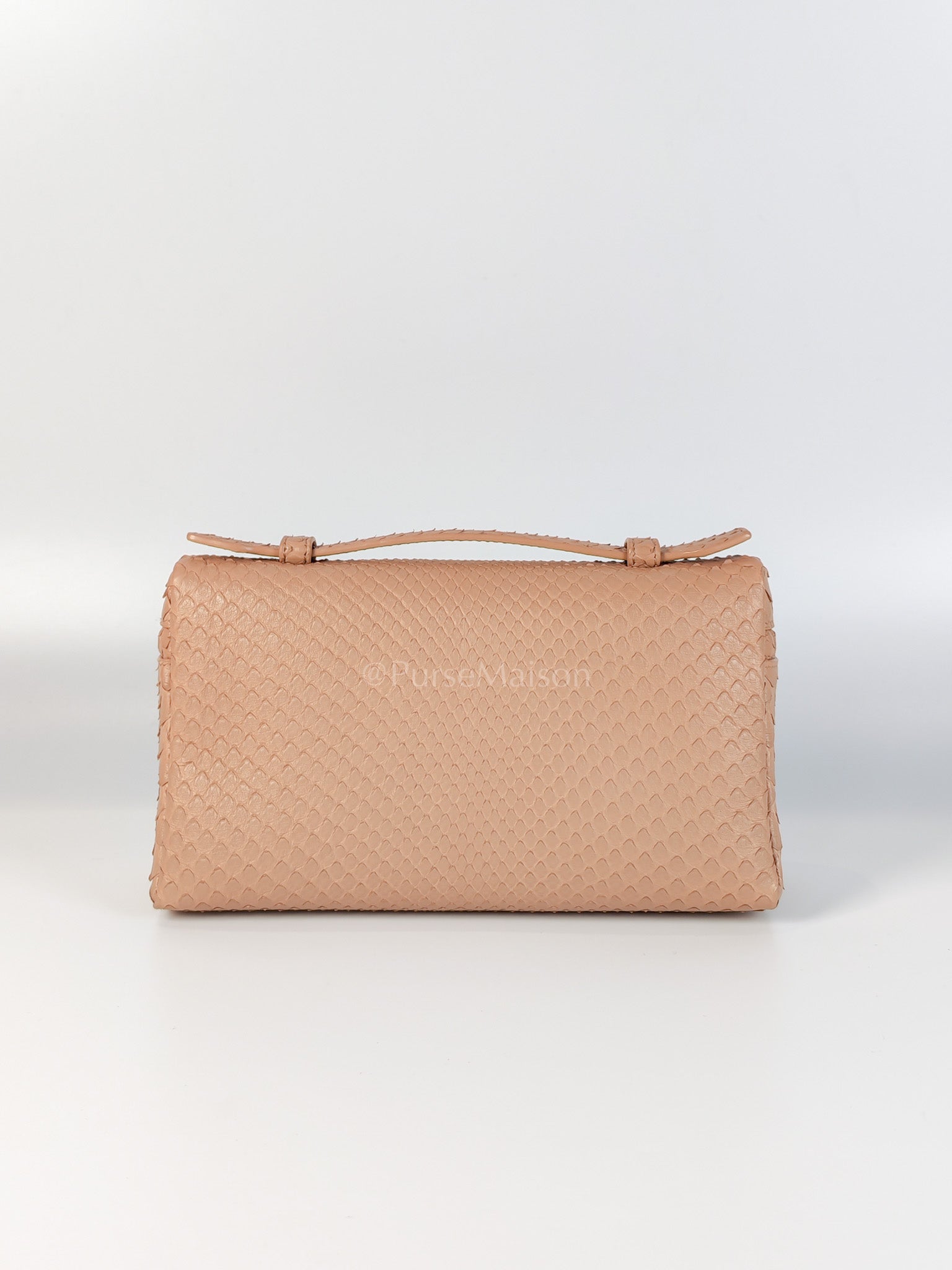 L19 Extra Pocket in Python Leather and Gold Hardware Two-Way Shoulder Bag | Purse Maison Luxury Bags Shop