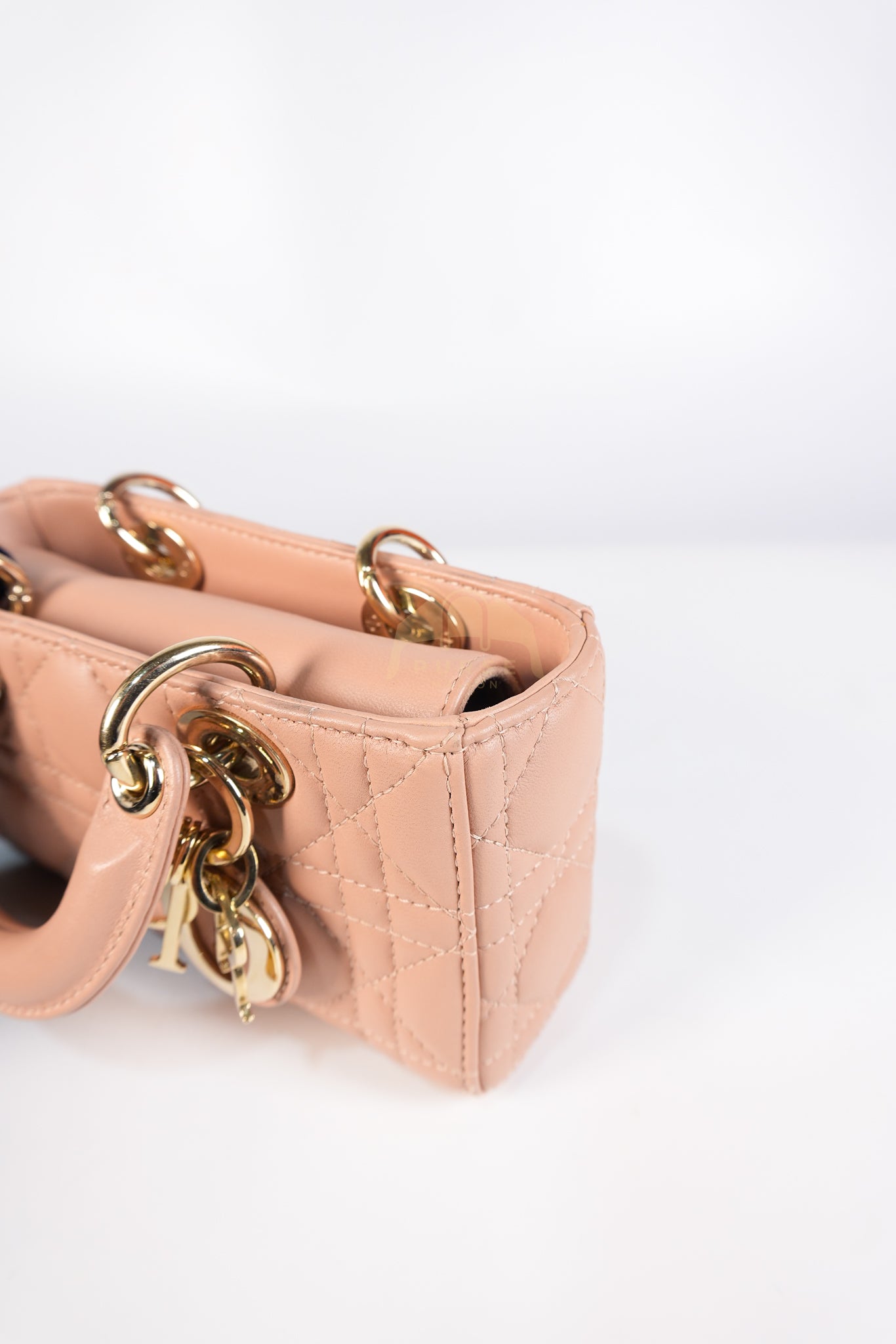 Lady D-Joy Micro Rose De Vents Light Gold Hardware | Purse Maison Luxury Bags Shop