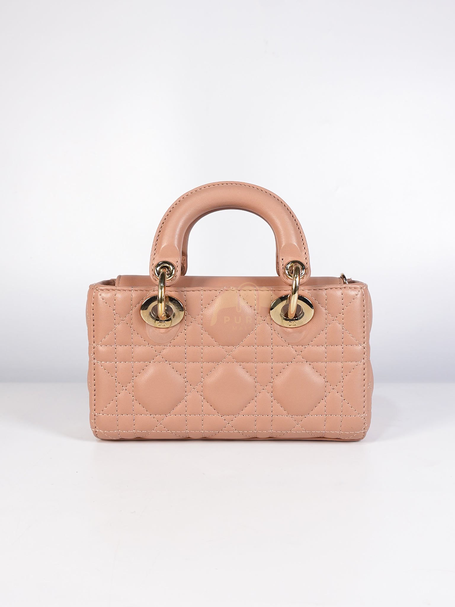 Lady D-Joy Micro Rose De Vents Light Gold Hardware | Purse Maison Luxury Bags Shop