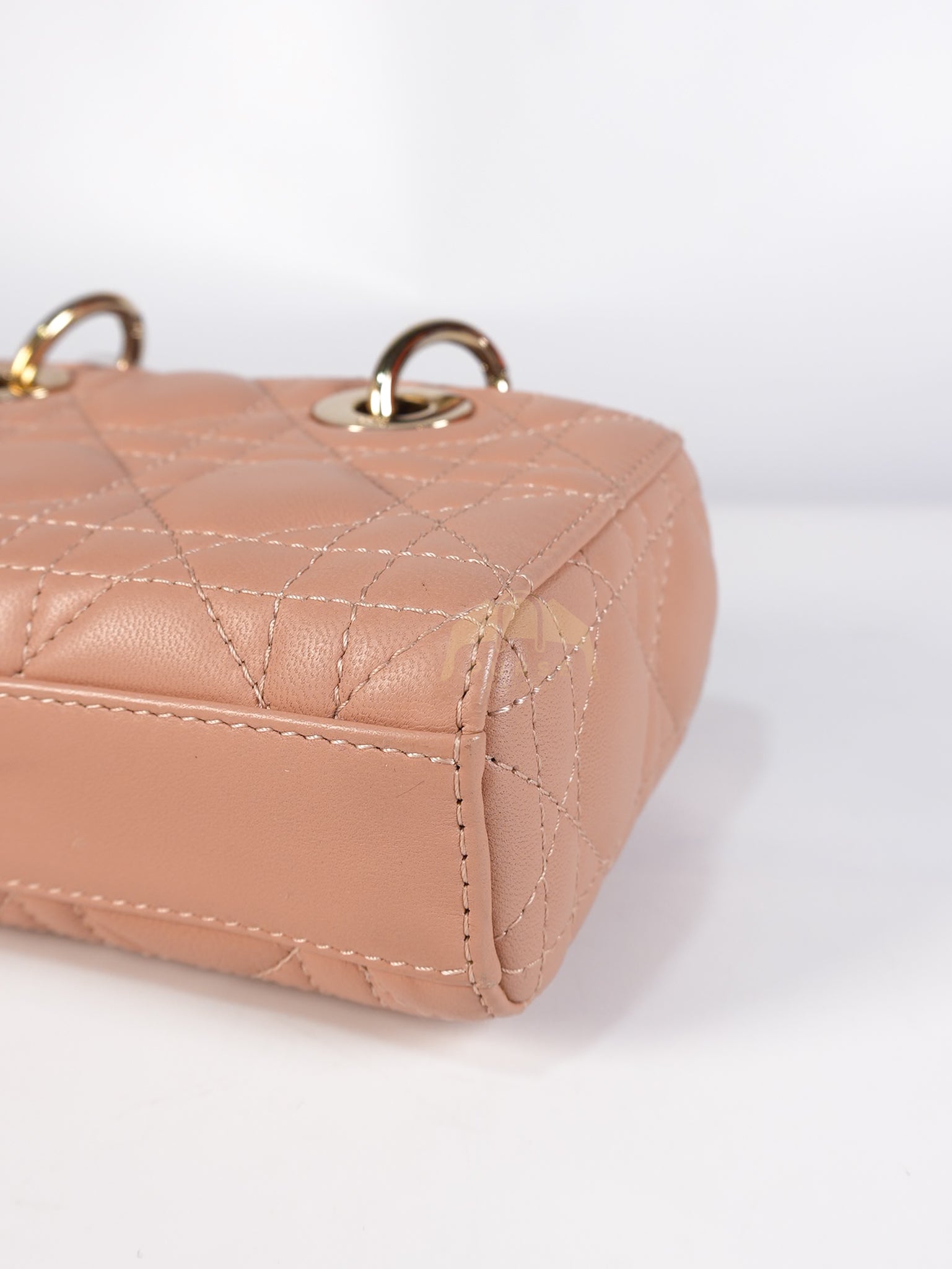 Lady D-Joy Micro Rose De Vents Light Gold Hardware | Purse Maison Luxury Bags Shop