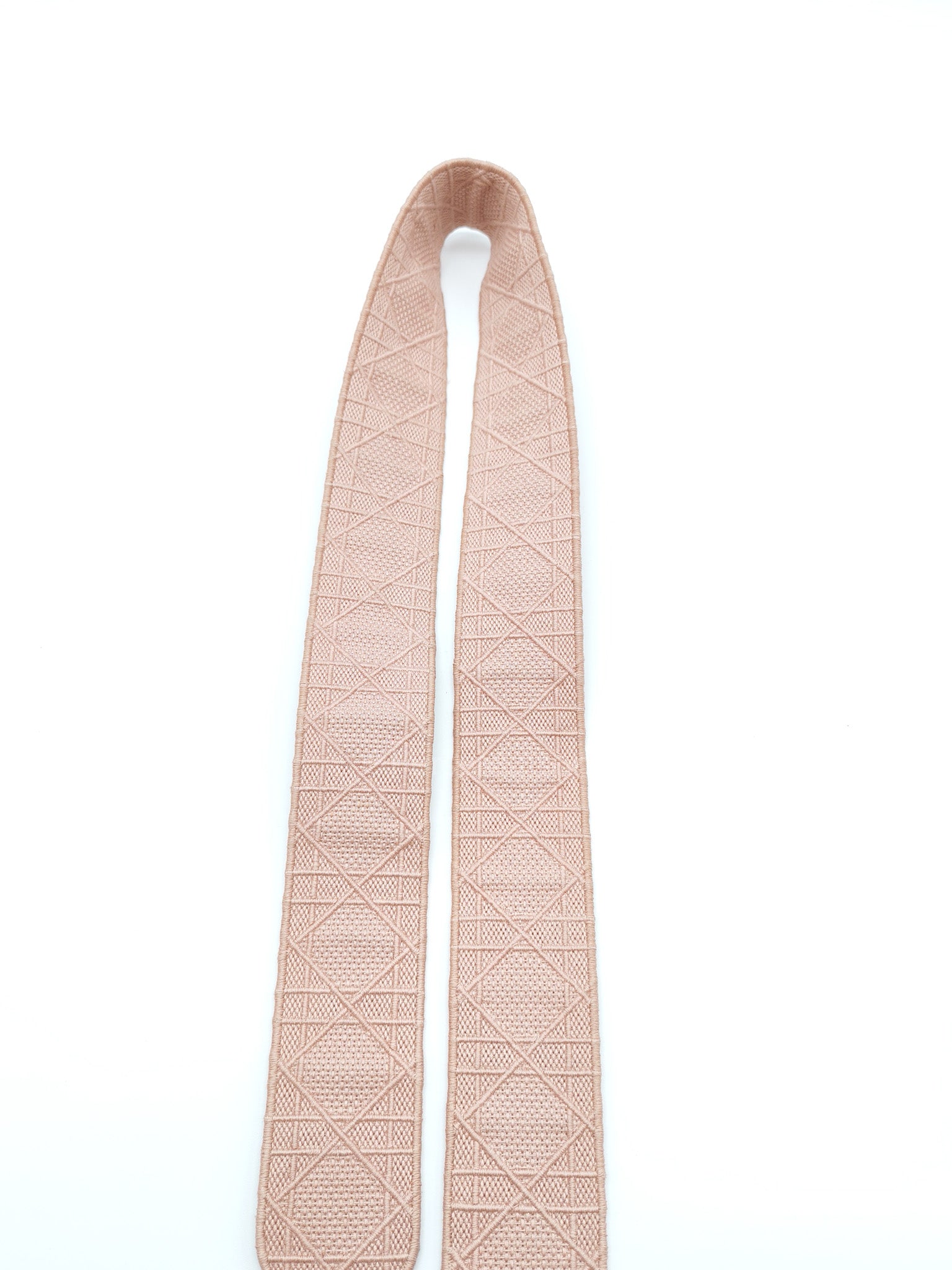 Lady D-Lite Medium in Blush Rose Canvas and Rose Gold Hardware Shoulder Bag | Purse Maison Luxury Bags Shop