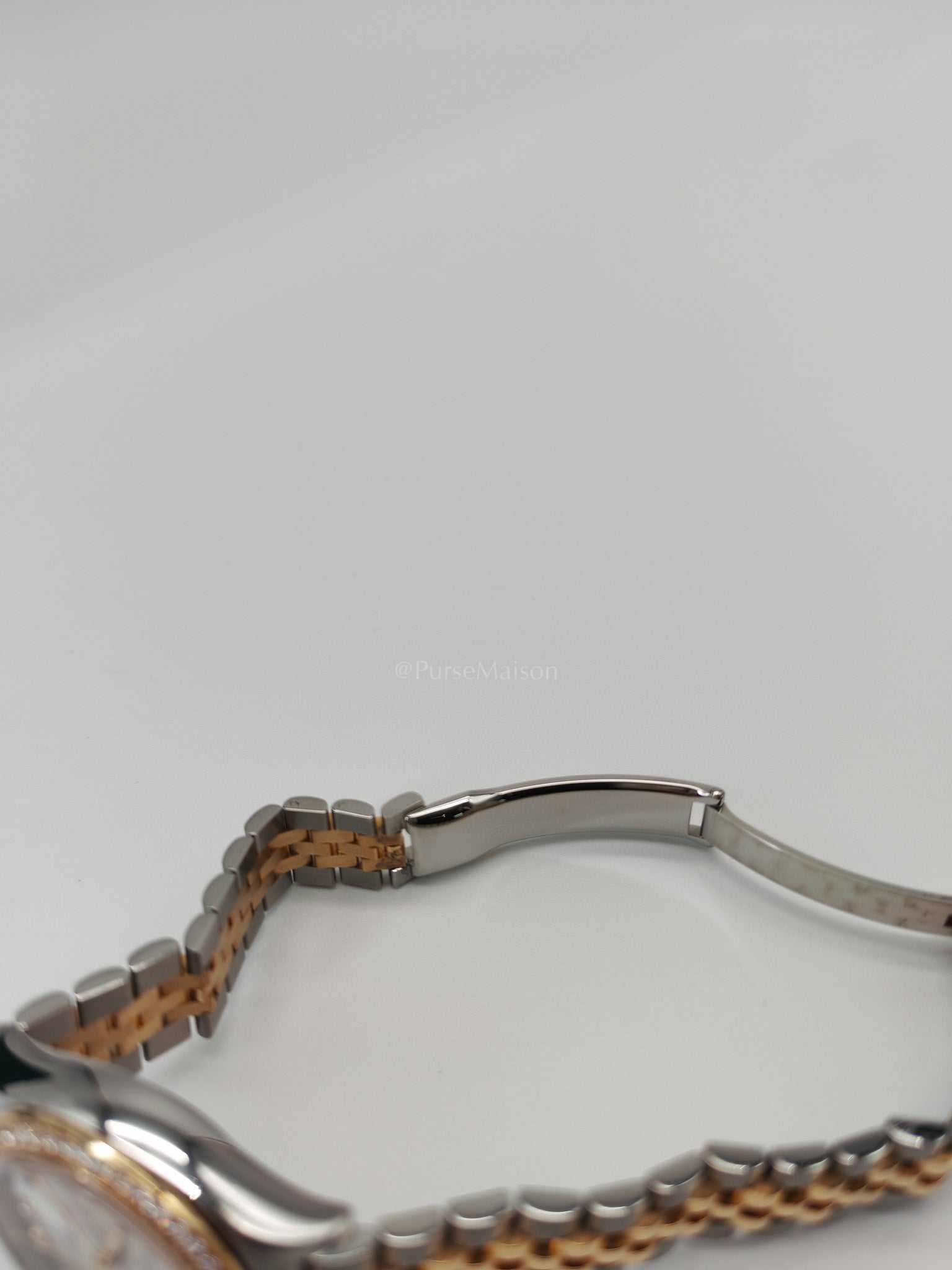 Lady Datejust 28mm Oyster Perpetual Yellow Gold and Diamonds Two-toned Jubilee Stainless Steel Strap Year 2024 (Reference No. 279383RBR) | Purse Maison Luxury Bags Shop