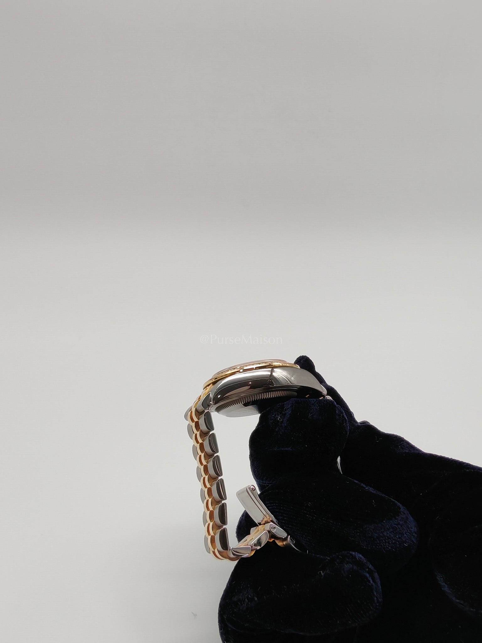 Lady Datejust 28mm Oyster Perpetual Yellow Gold and Diamonds Two-toned Jubilee Stainless Steel Strap Year 2024 (Reference No. 279383RBR) | Purse Maison Luxury Bags Shop