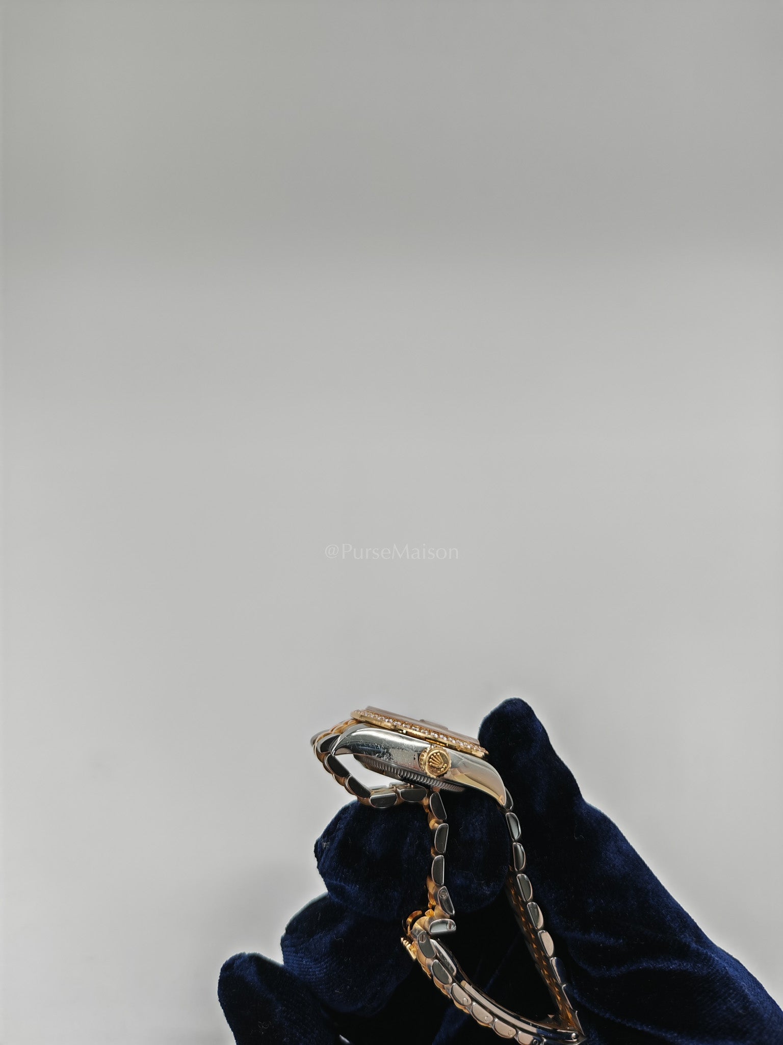 Lady Datejust 28mm Oyster Perpetual Yellow Gold and Diamonds Two-toned Jubilee Stainless Steel Strap Year 2024 (Reference No. 279383RBR) | Purse Maison Luxury Bags Shop