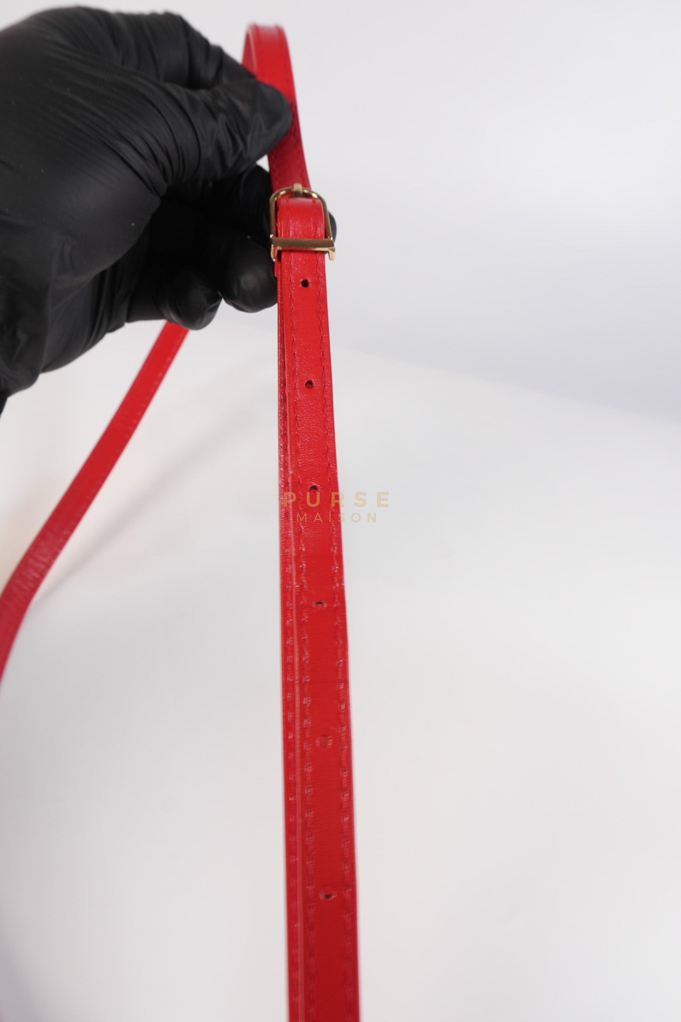 Lady Dior Medium In Red Quilted Lambskin Leather & Gold Hardware | Purse Maison Luxury Bags Shop