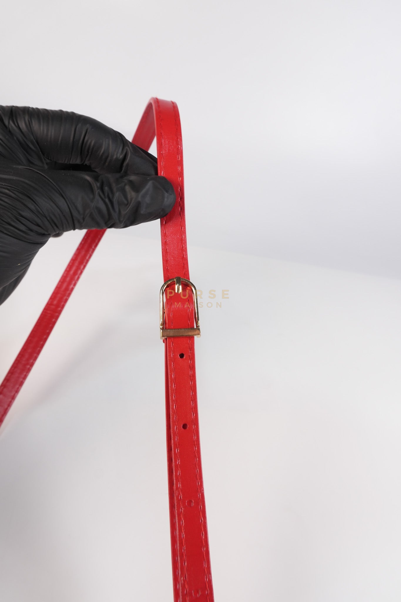 Lady Dior Medium In Red Quilted Lambskin Leather & Gold Hardware | Purse Maison Luxury Bags Shop