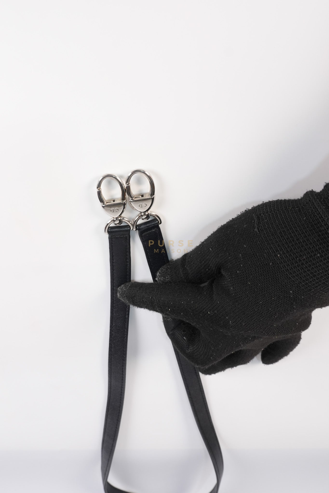 Lady Dior Medium Vintage In Black Cannage Lambskin Leather and Silver Hardware | Purse Maison Luxury Bags Shop