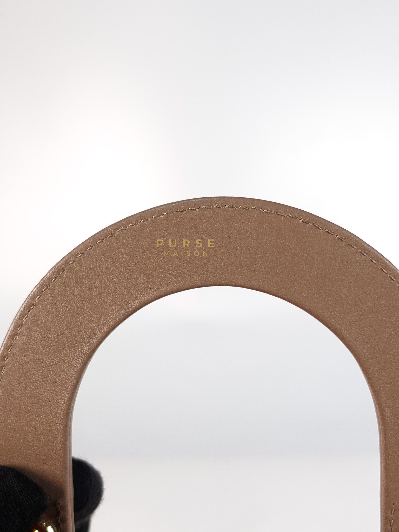 Lady Dior My ABCDior Small Bag in Taupe Quilted Lambskin Leather & Gold Hardware | Purse Maison Luxury Bags Shop