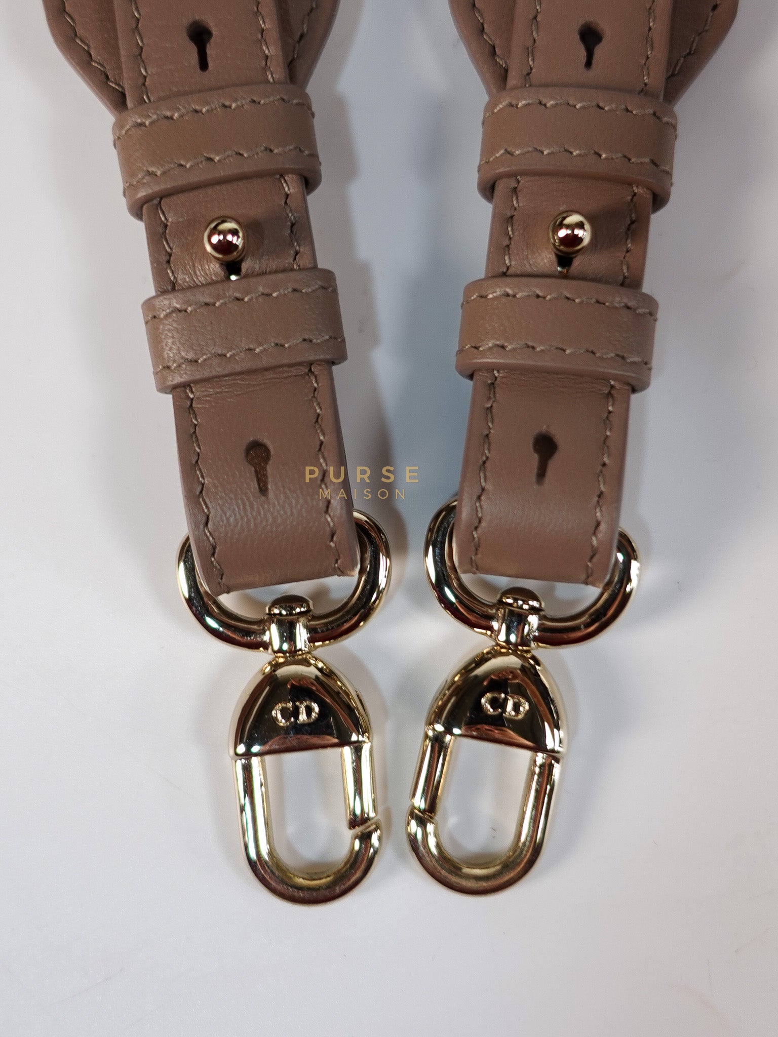 Lady Dior My ABCDior Small Bag in Taupe Quilted Lambskin Leather & Gold Hardware | Purse Maison Luxury Bags Shop