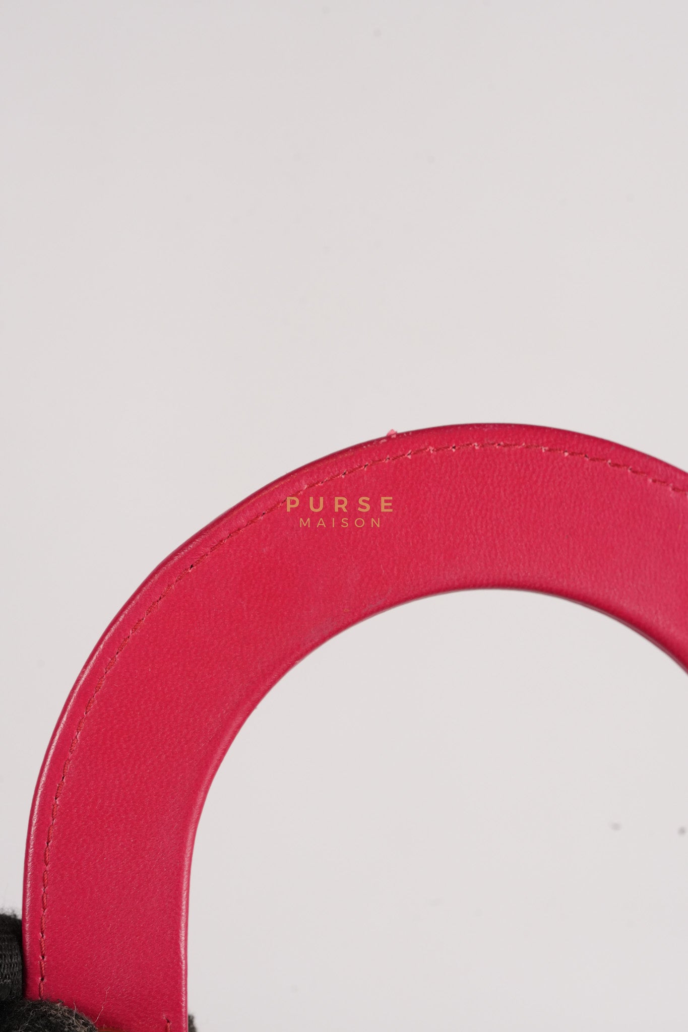 Lady Dior Myabcdior Small Cherry Pink in Lambskin Leather and Light Gold Hardware | Purse Maison Luxury Bags Shop