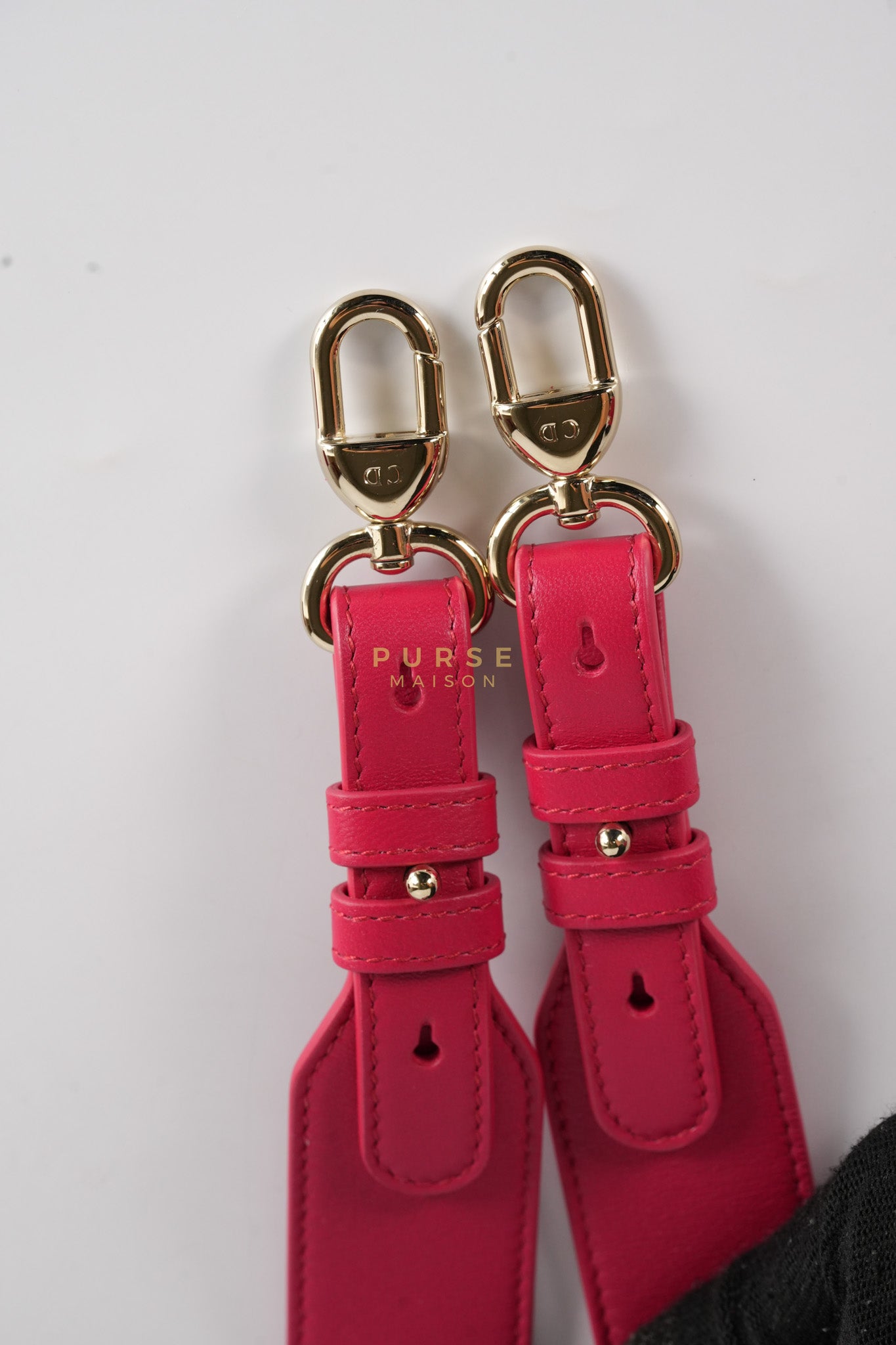 Lady Dior Myabcdior Small Cherry Pink in Lambskin Leather and Light Gold Hardware | Purse Maison Luxury Bags Shop