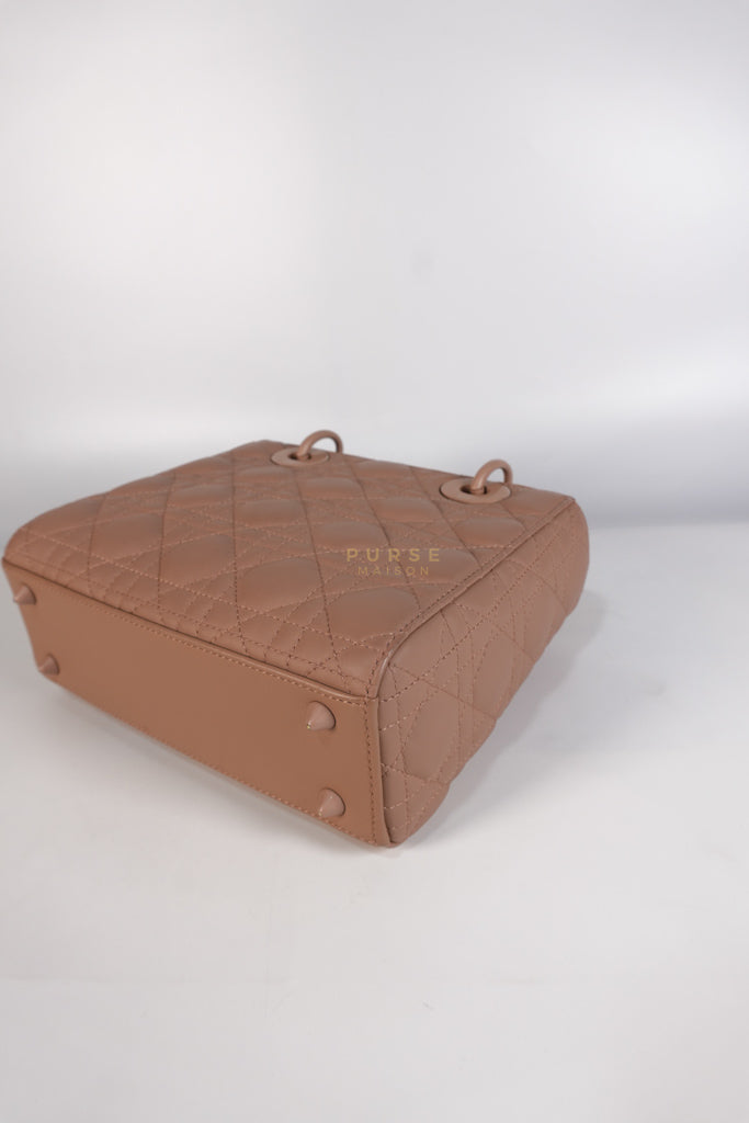 Lady Dior MyABCDior Small in Matte Pink Blush Cannage Lambskin Leather | Purse Maison Luxury Bags Shop