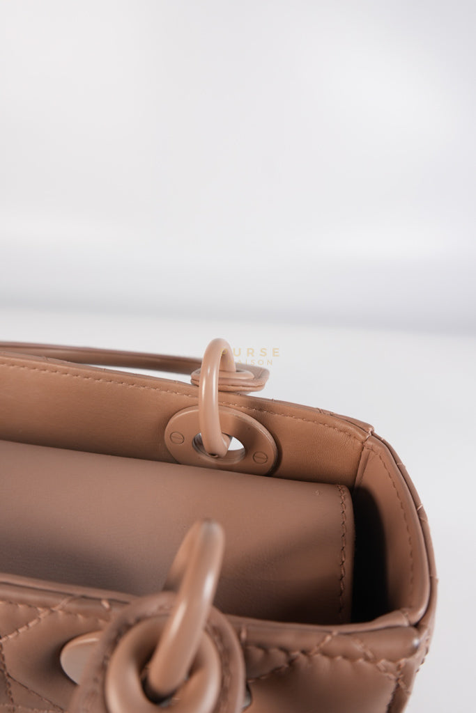 Lady Dior MyABCDior Small in Matte Pink Blush Cannage Lambskin Leather | Purse Maison Luxury Bags Shop