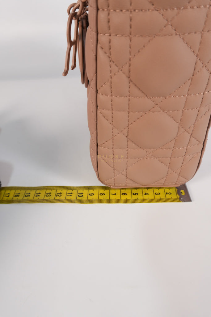 Lady Dior MyABCDior Small in Matte Pink Blush Cannage Lambskin Leather | Purse Maison Luxury Bags Shop