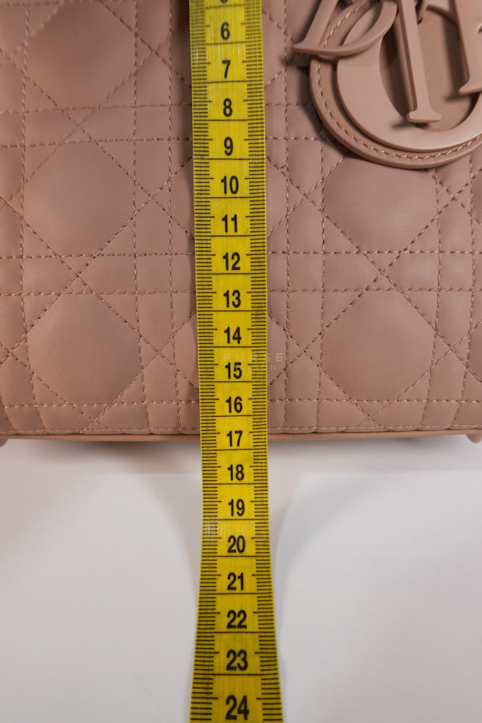 Lady Dior MyABCDior Small in Matte Pink Blush Cannage Lambskin Leather | Purse Maison Luxury Bags Shop