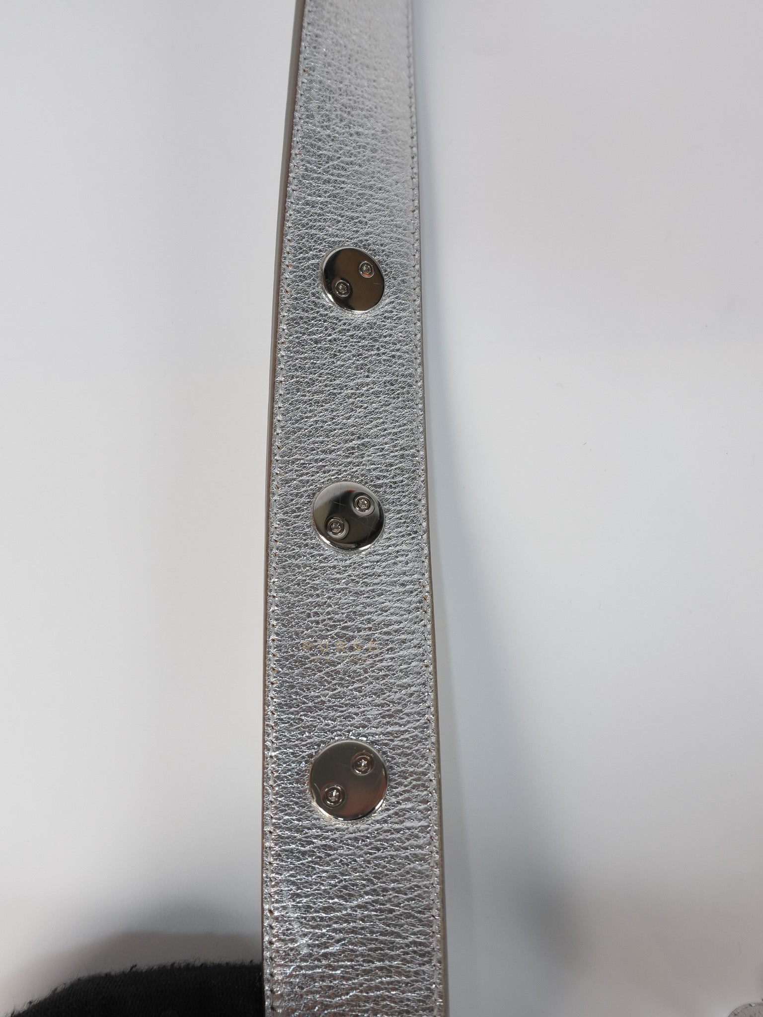 Lady Dior Small ADCDior Metallic Silver Grained Calfskin Leather | Purse Maison Luxury Bags Shop