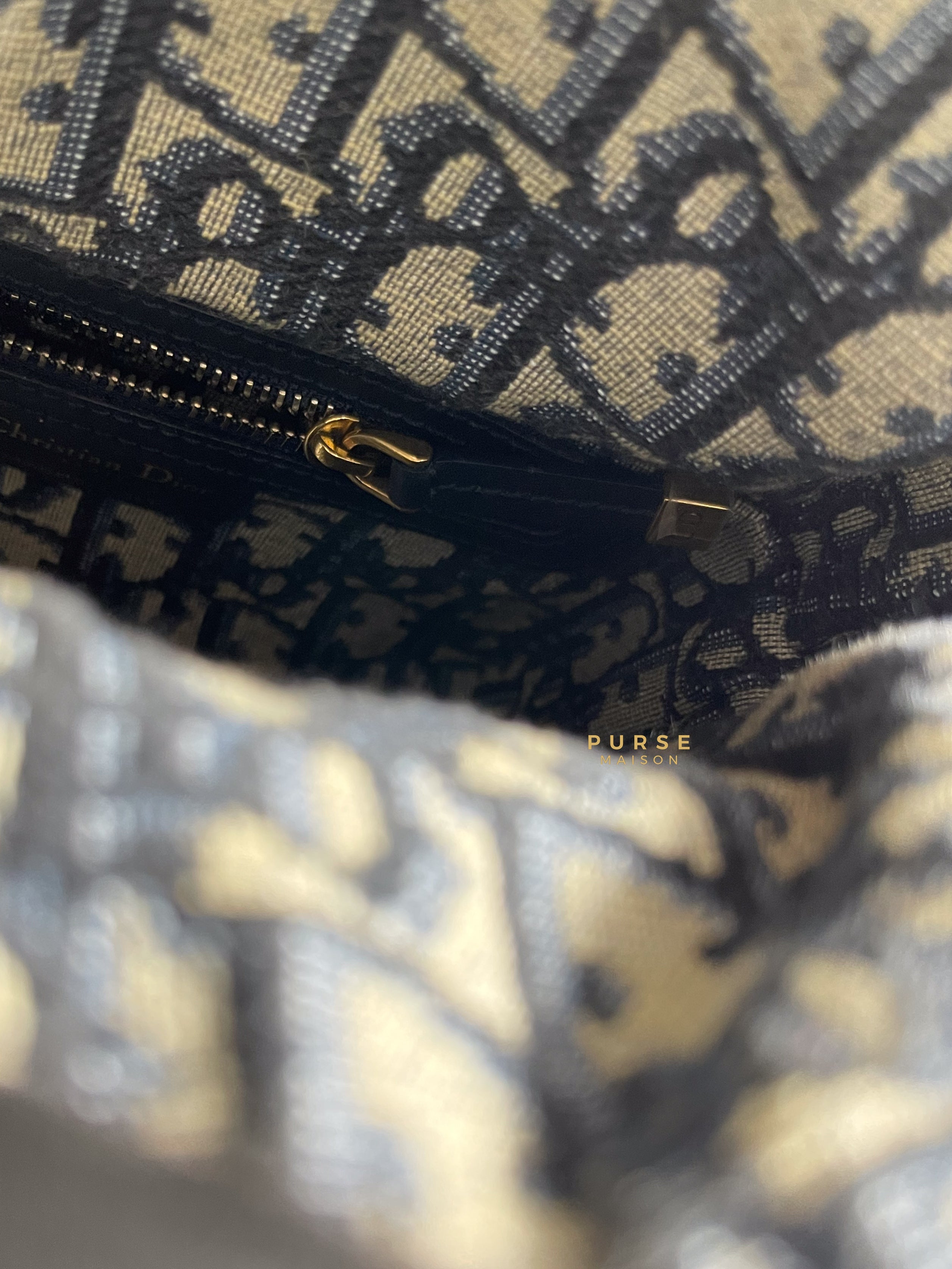 Christian Dior Lady Dior Bag Wicker and Oblique Canvas Mini | Purse Maison Luxury Bags Shop