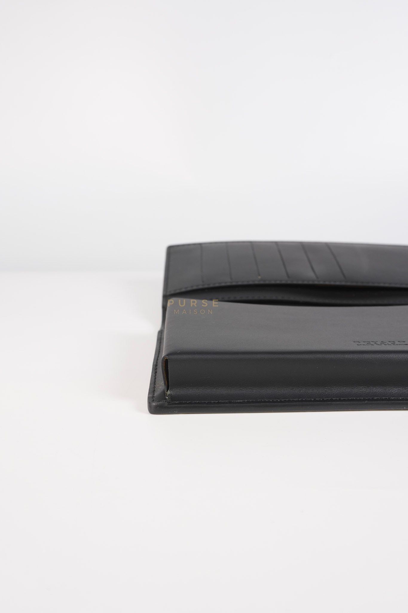 Lambert Long Wallet in Black (Noir) Goyardine Canvas | Purse Maison Luxury Bags Shop