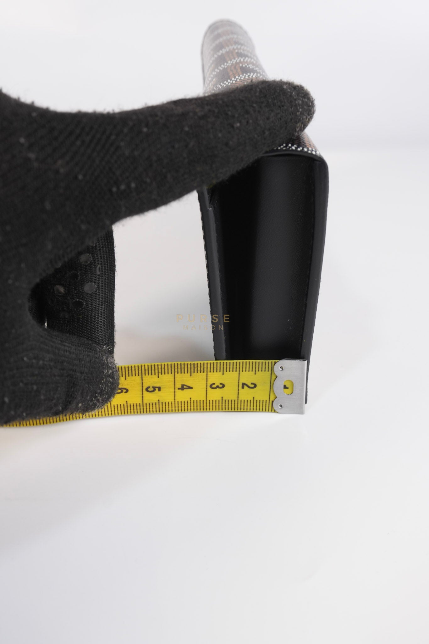 Lambert Long Wallet in Black (Noir) Goyardine Canvas | Purse Maison Luxury Bags Shop