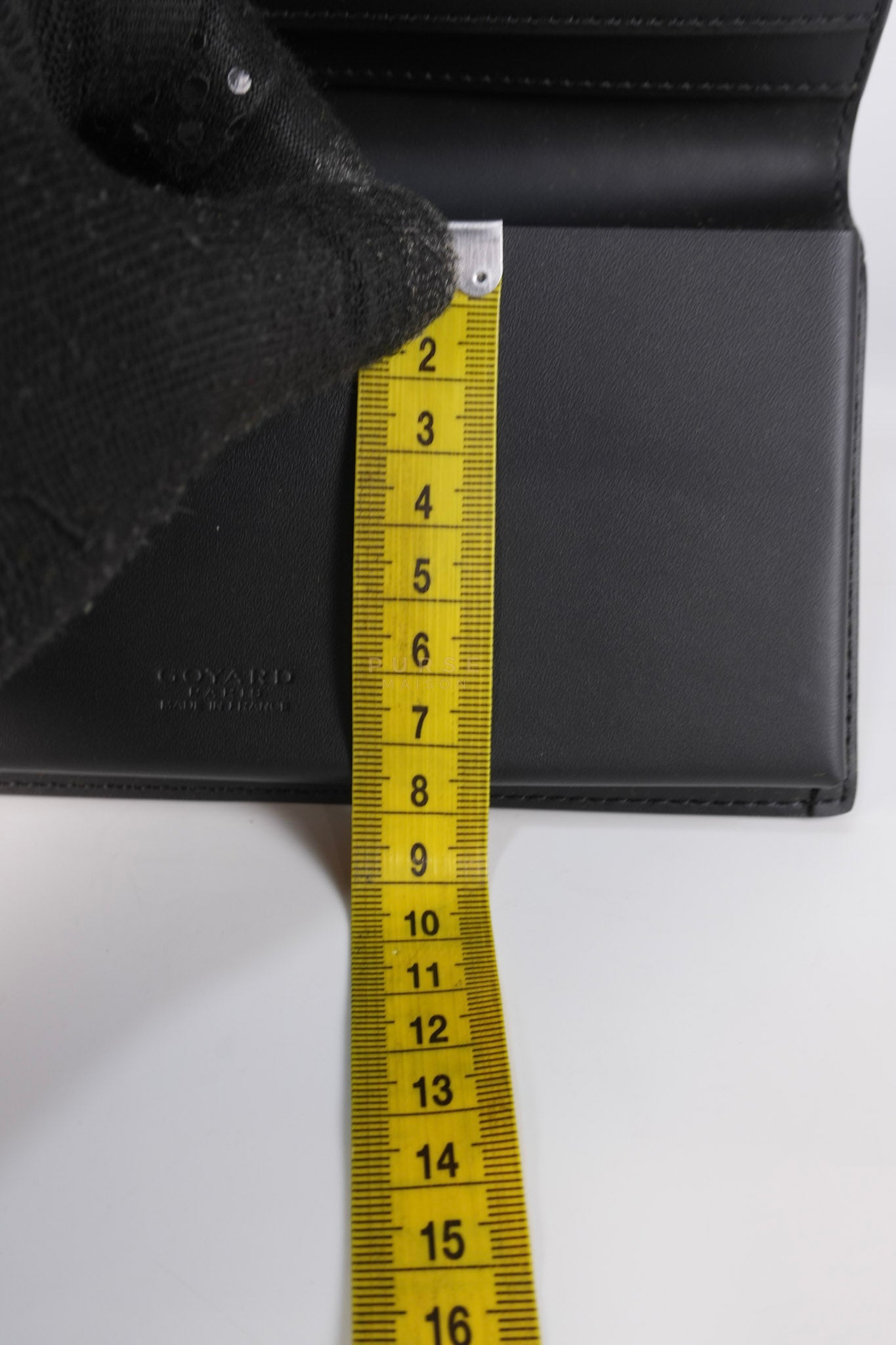 Lambert Long Wallet in Black (Noir) Goyardine Canvas | Purse Maison Luxury Bags Shop