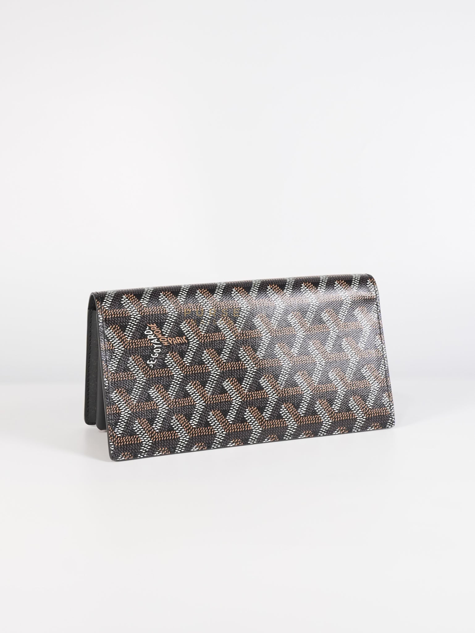 Lambert Long Wallet in Black (Noir) Goyardine Canvas | Purse Maison Luxury Bags Shop