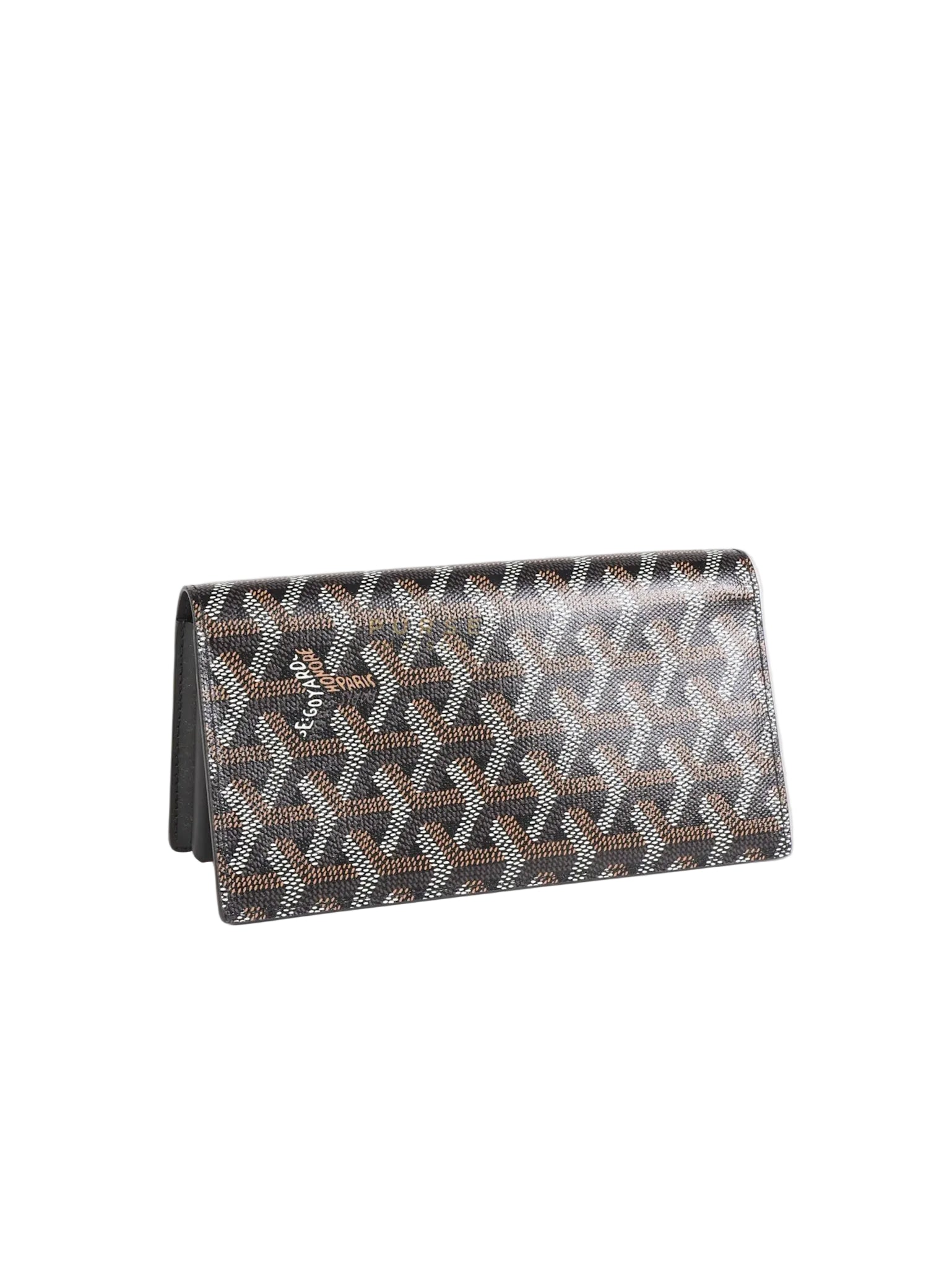 Lambert Long Wallet in Black (Noir) Goyardine Canvas | Purse Maison Luxury Bags Shop