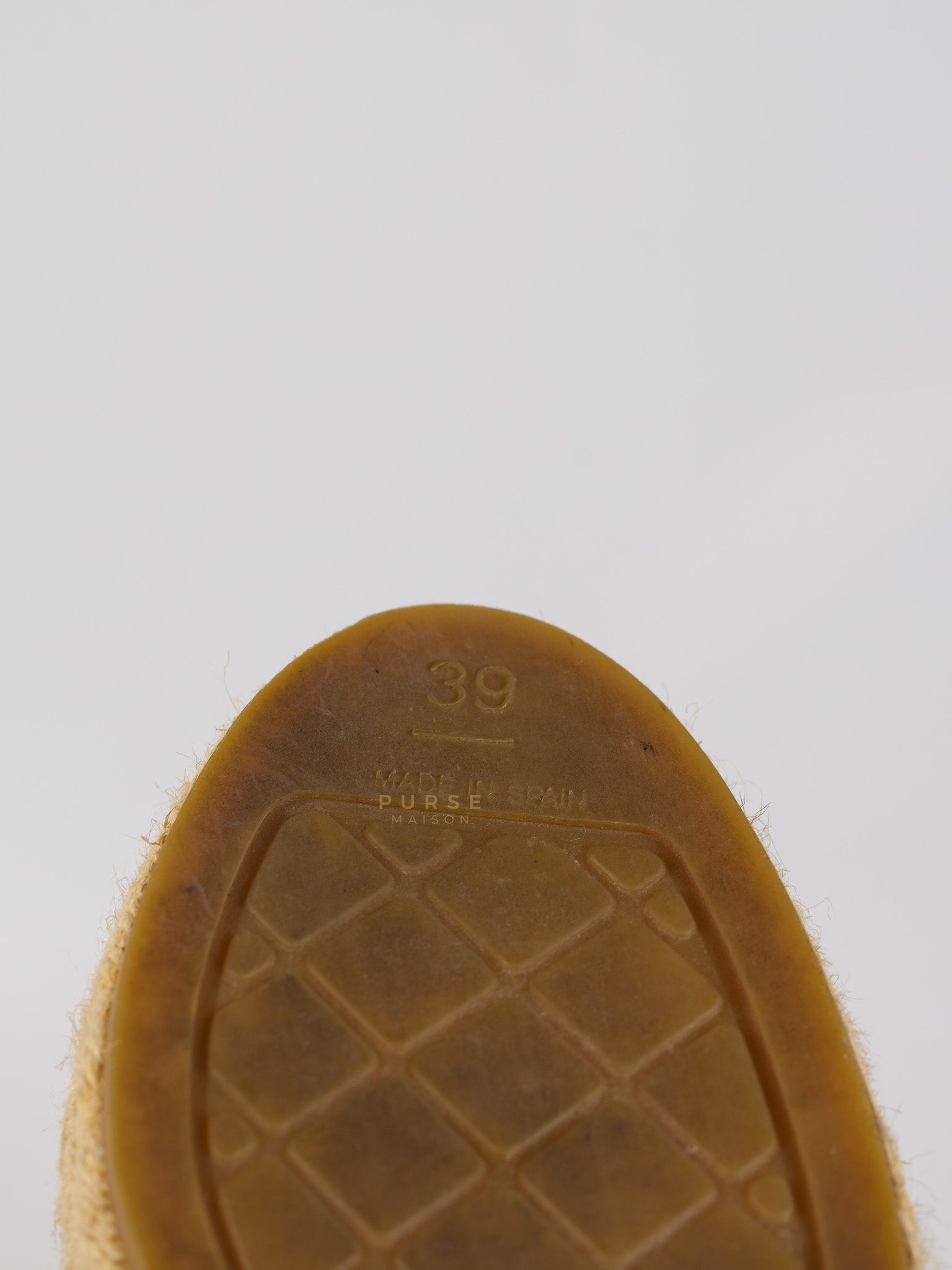 Laminated Lambskin Pink Grosgrain Embroidered CC Espadrilles Size 39 EU (24.5cm) | Purse Maison Luxury Bags Shop