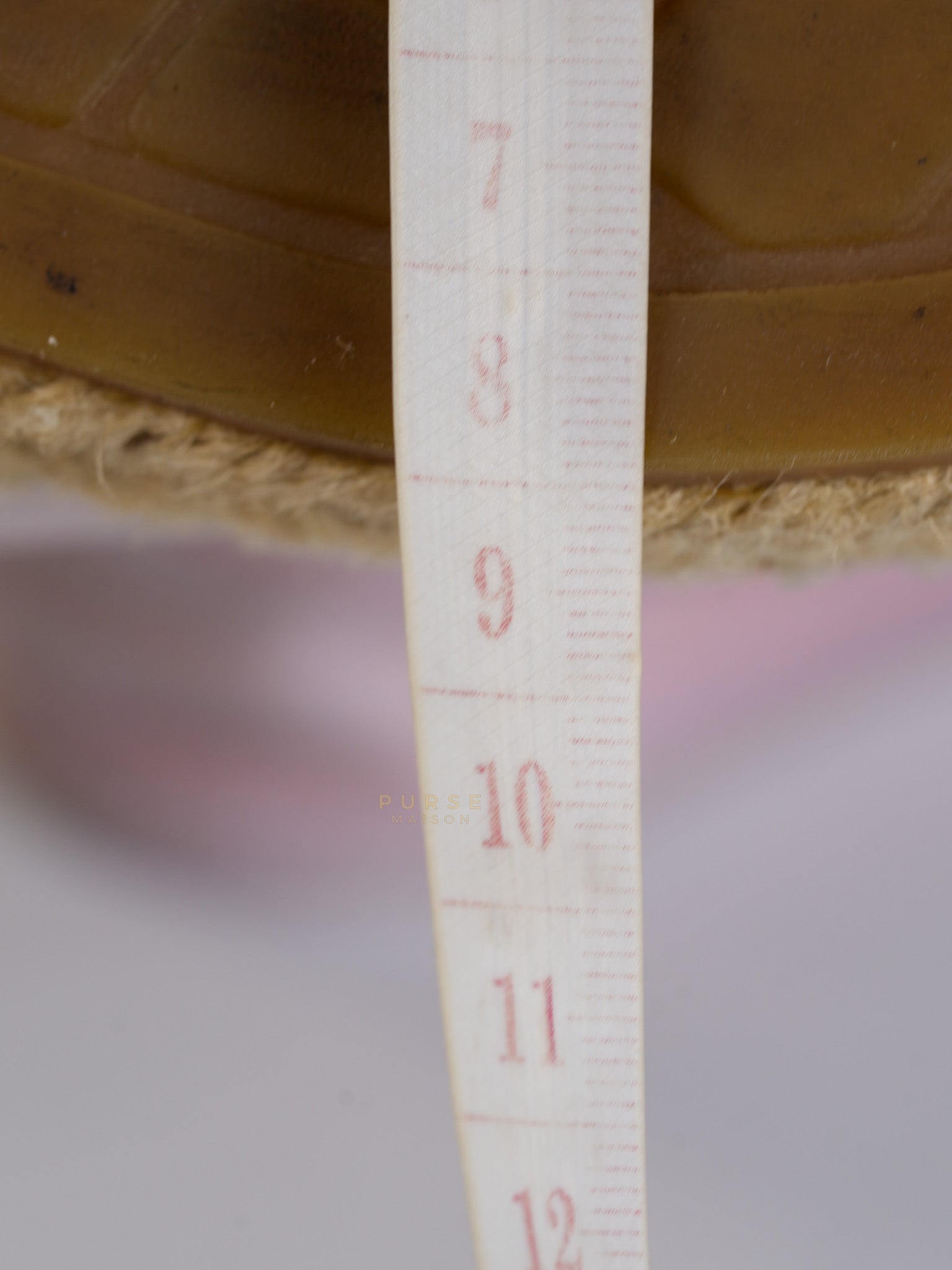 Laminated Lambskin Pink Grosgrain Embroidered CC Espadrilles Size 39 EU (24.5cm) | Purse Maison Luxury Bags Shop