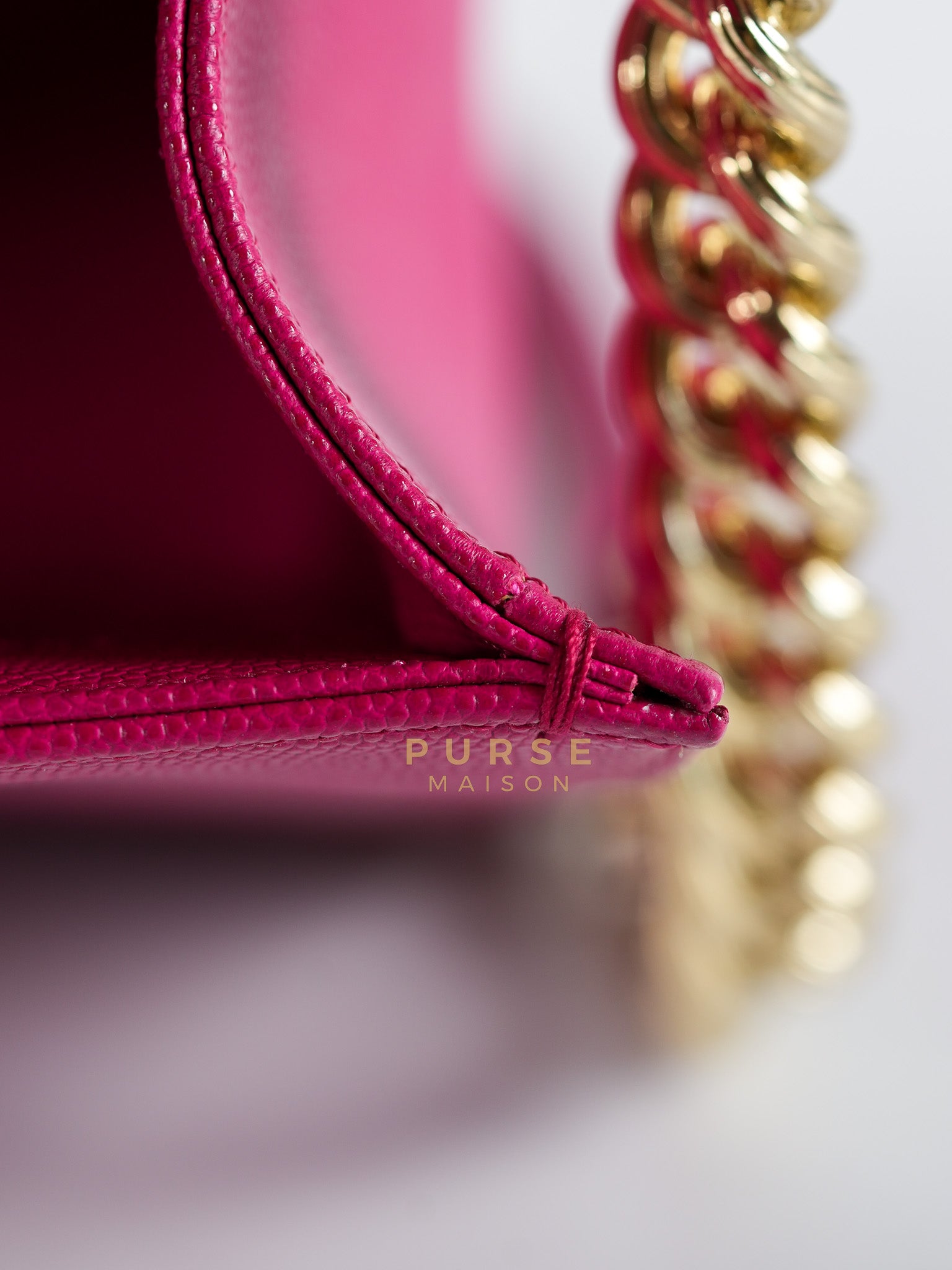 Le Boy New Medium in Pink Caviar Leather & Light Gold Hardware (Series 23) | Purse Maison Luxury Bags Shop