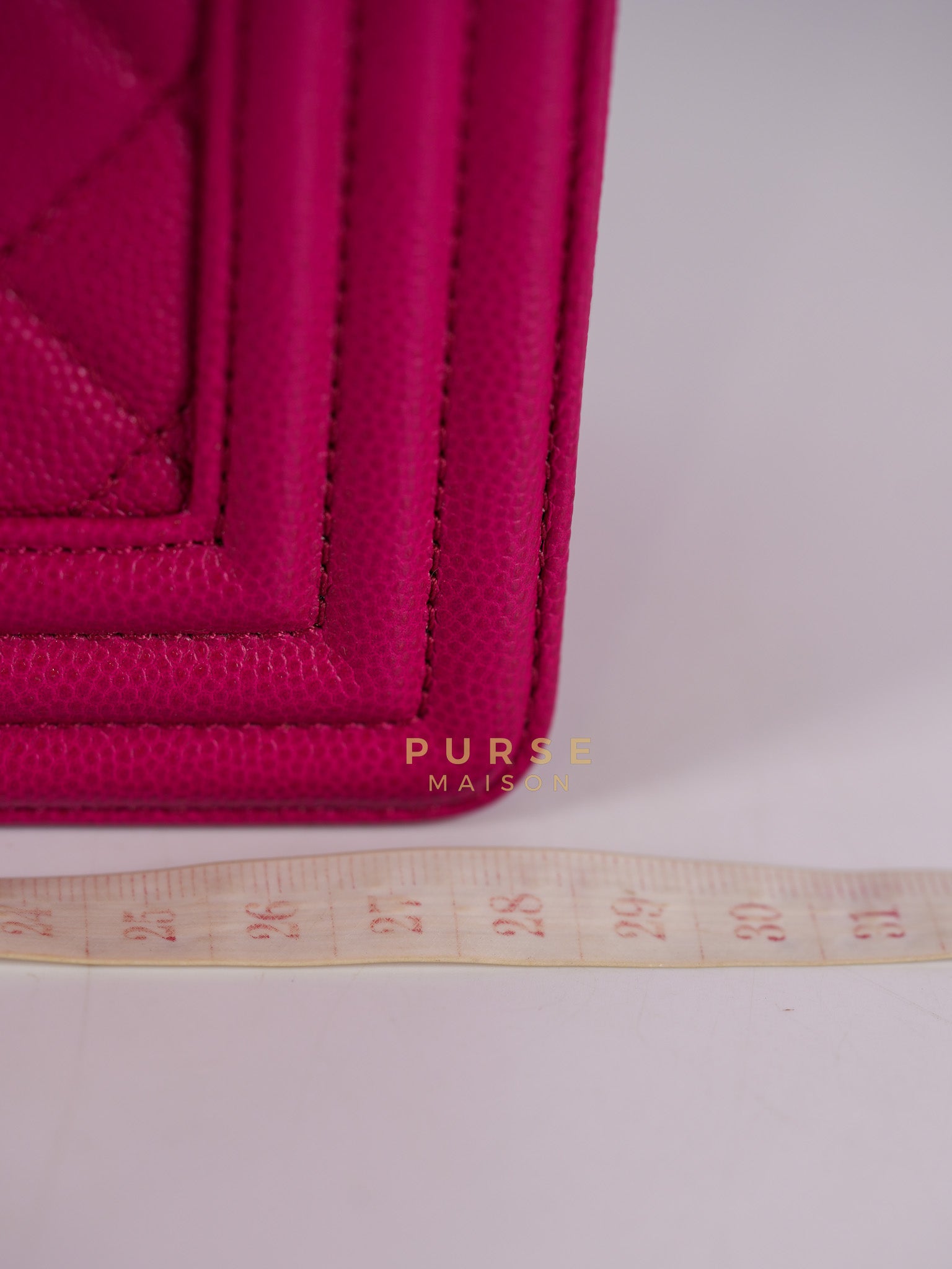 Le Boy New Medium in Pink Caviar Leather & Light Gold Hardware (Series 23) | Purse Maison Luxury Bags Shop