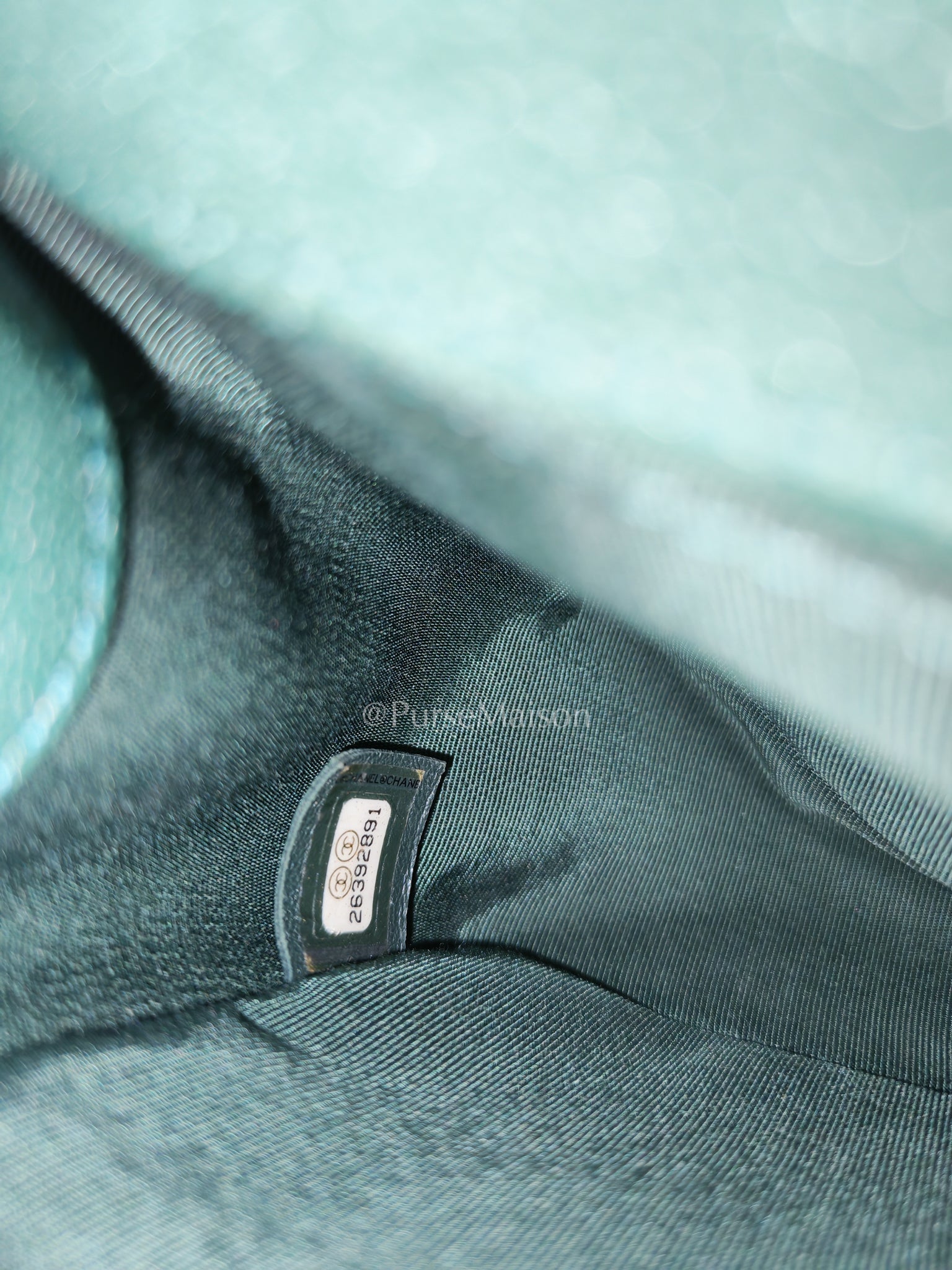 Le Boy Old Medium Green Caviar Leather in Aged Gold Hardware (Series 26) | Purse Maison Luxury Bags Shop