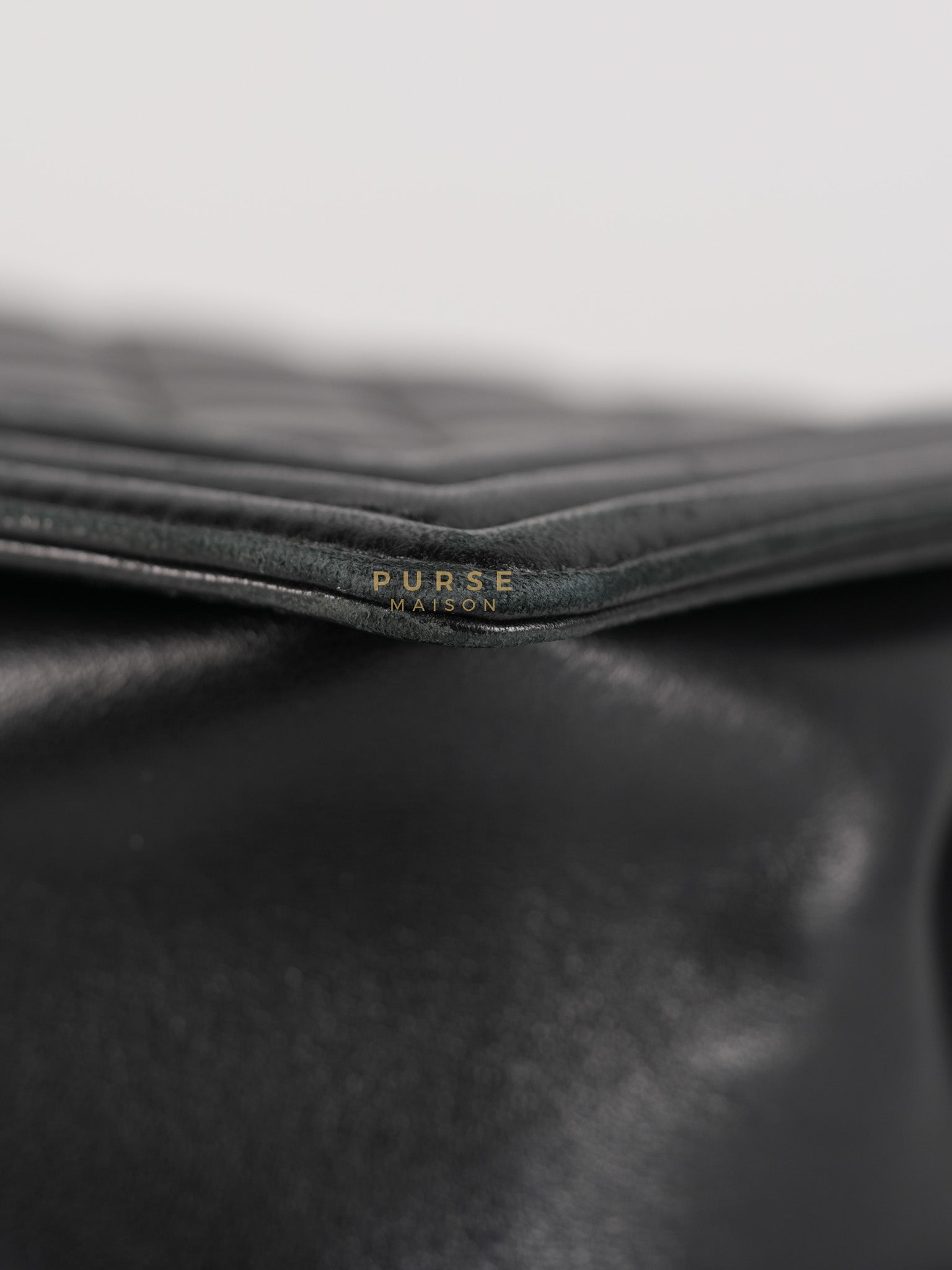 Le Boy Old Medium in Black Quilted Lambskin Leather & Ruthenium Hardware (Series 23) | Purse Maison Luxury Bags Shop