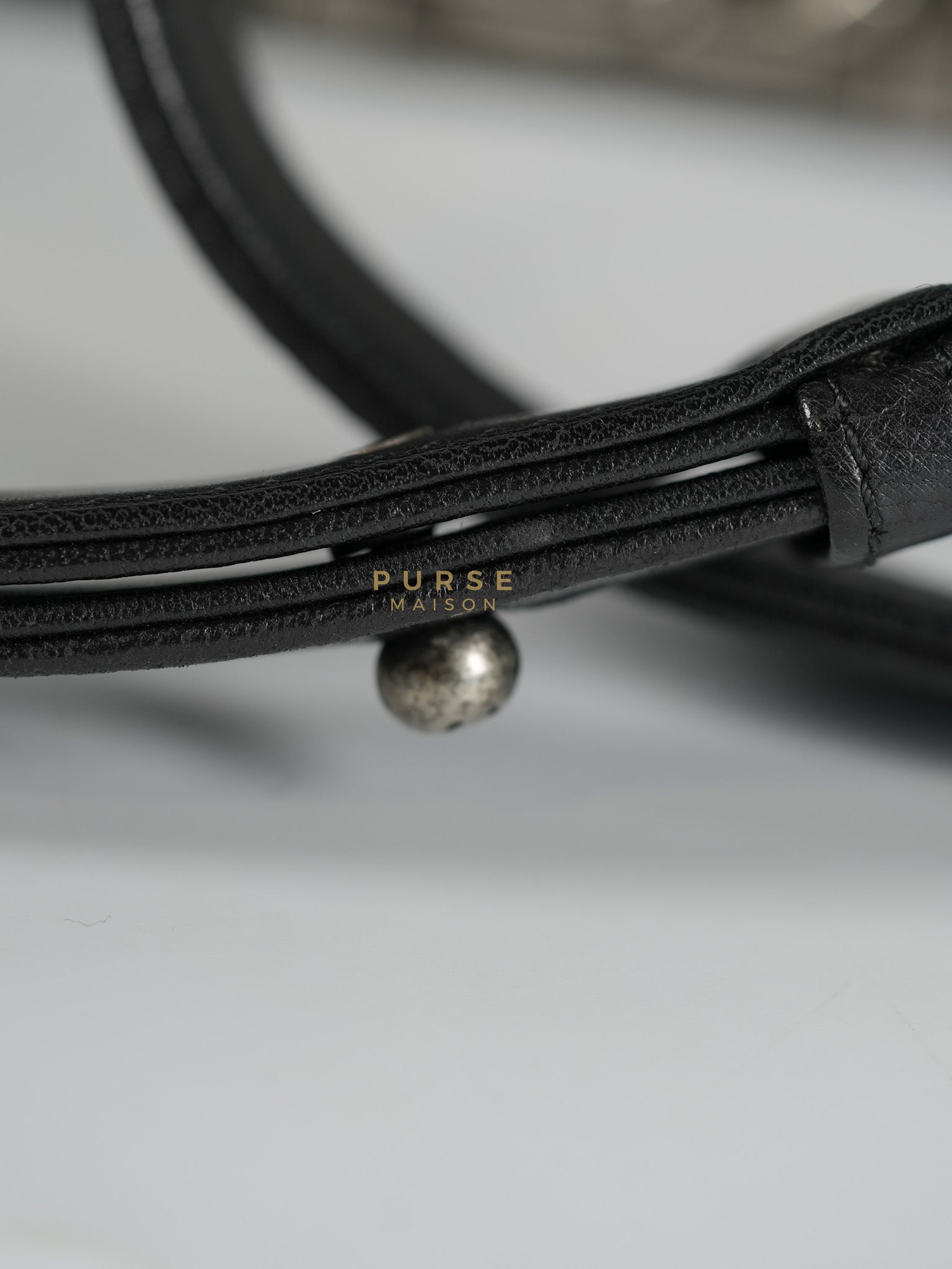 Le Boy Old Medium in Black Quilted Lambskin Leather & Ruthenium Hardware (Series 23) | Purse Maison Luxury Bags Shop