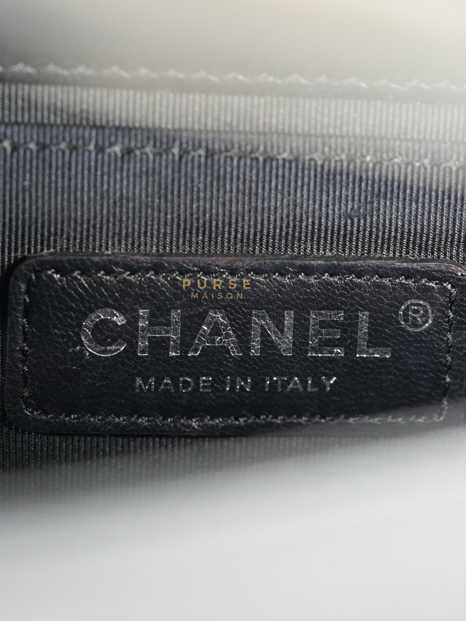 Le Boy Old Medium in Black Quilted Lambskin Leather & Ruthenium Hardware (Series 23) | Purse Maison Luxury Bags Shop