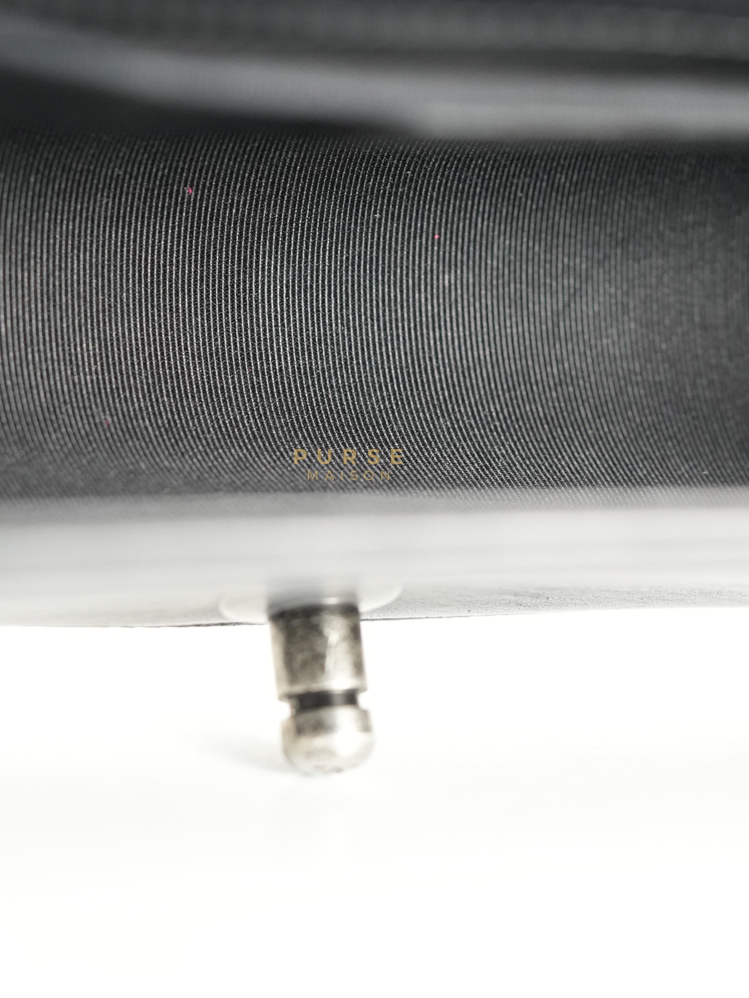 Le Boy Old Medium in Black Quilted Lambskin Leather & Ruthenium Hardware (Series 23) | Purse Maison Luxury Bags Shop