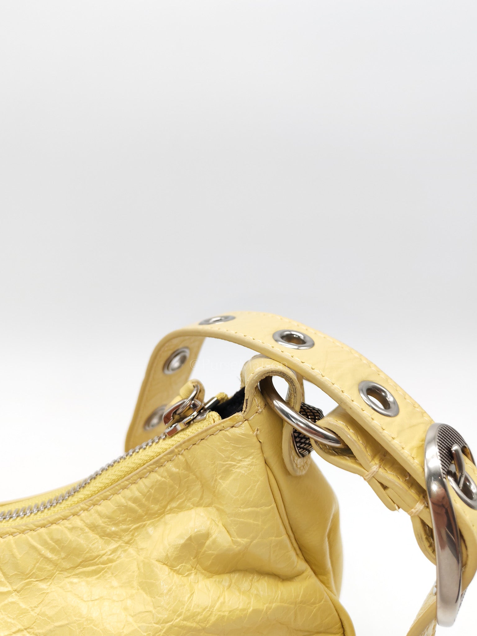 Le Cagole Butter Yellow Shoulder Bag | Purse Maison Luxury Bags Shop