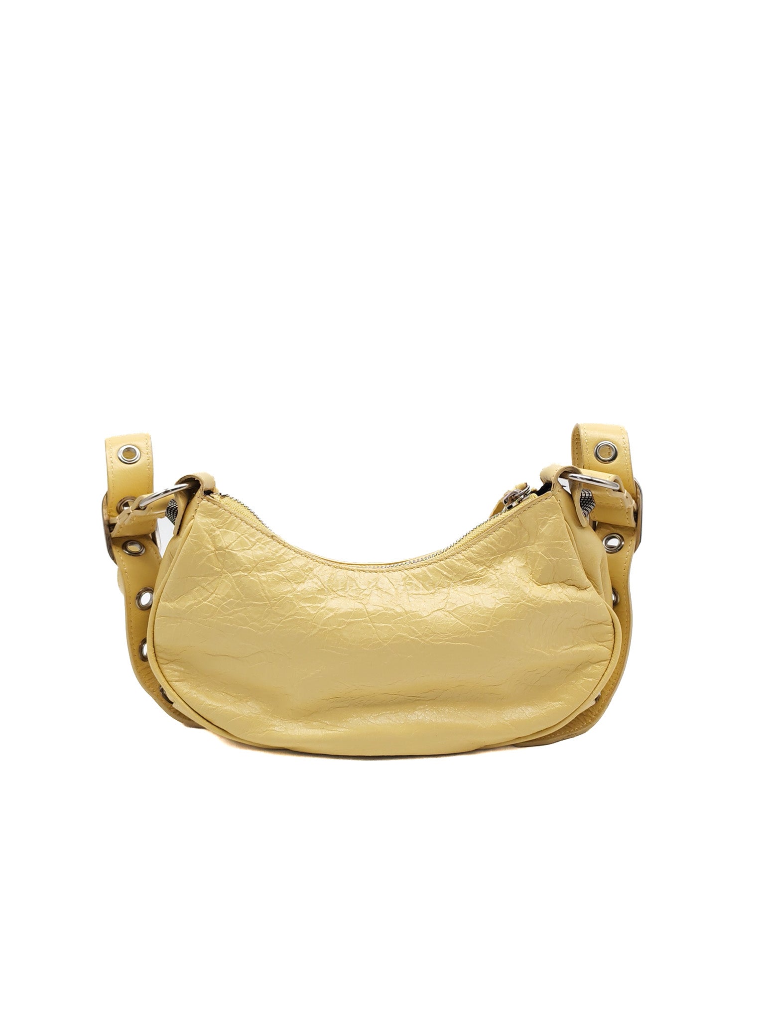 Le Cagole Butter Yellow Shoulder Bag | Purse Maison Luxury Bags Shop