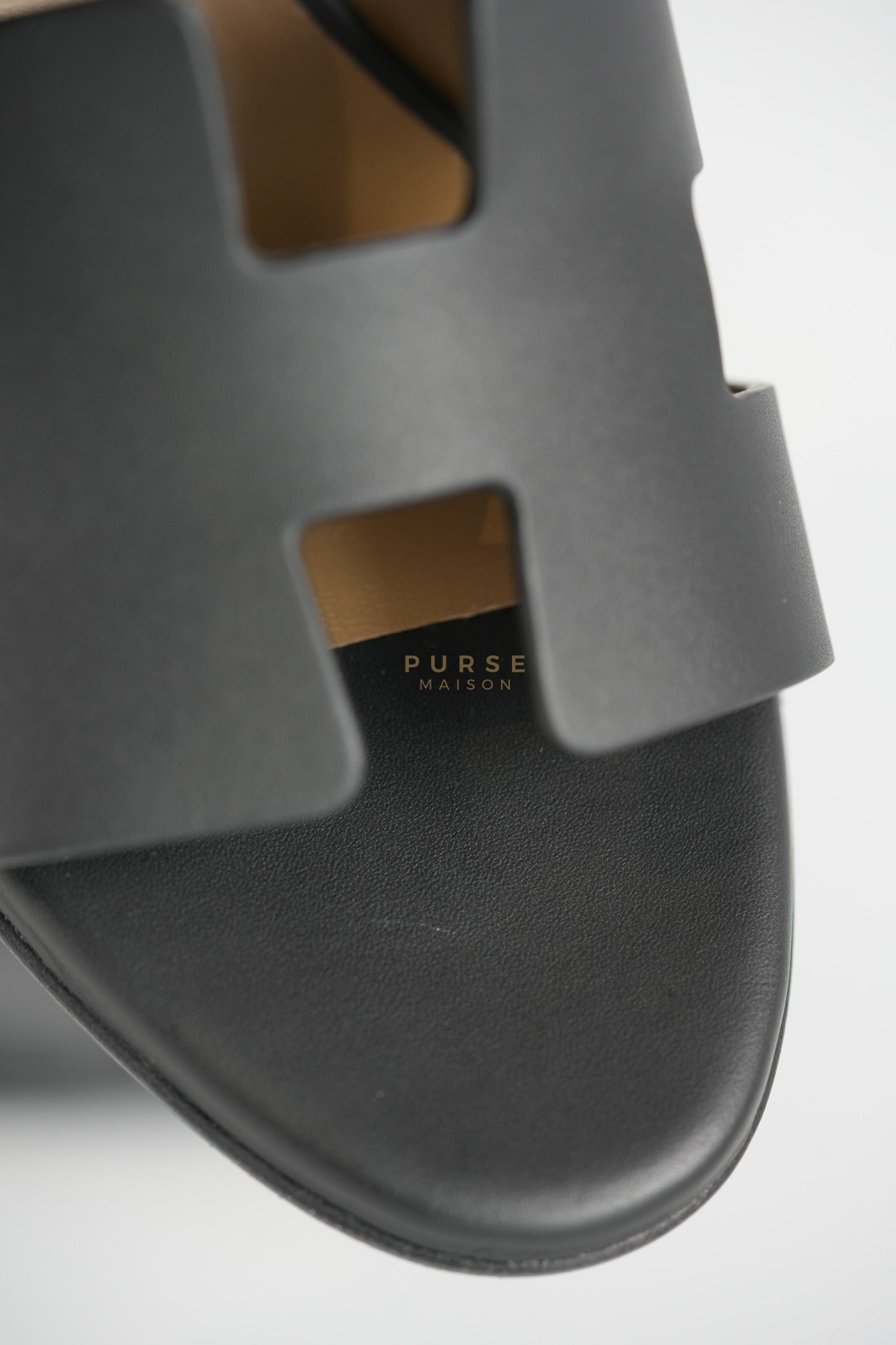 Legend Ankle Strap Wedge Sandals in Black Calfskin Leather Size 37 EU (23.5 cm) | Purse Maison Luxury Bags Shop