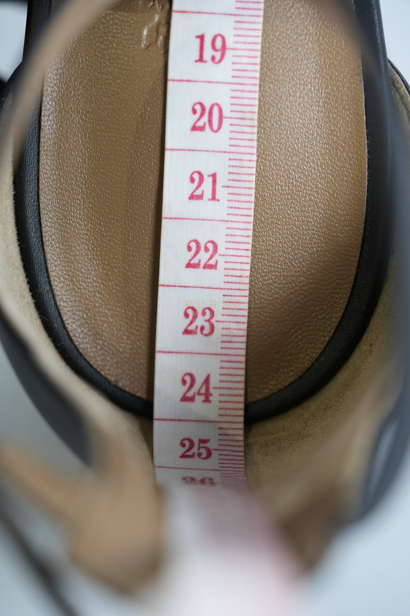 Legend Ankle Strap Wedge Sandals in Black Calfskin Leather Size 37 EU (23.5 cm) | Purse Maison Luxury Bags Shop