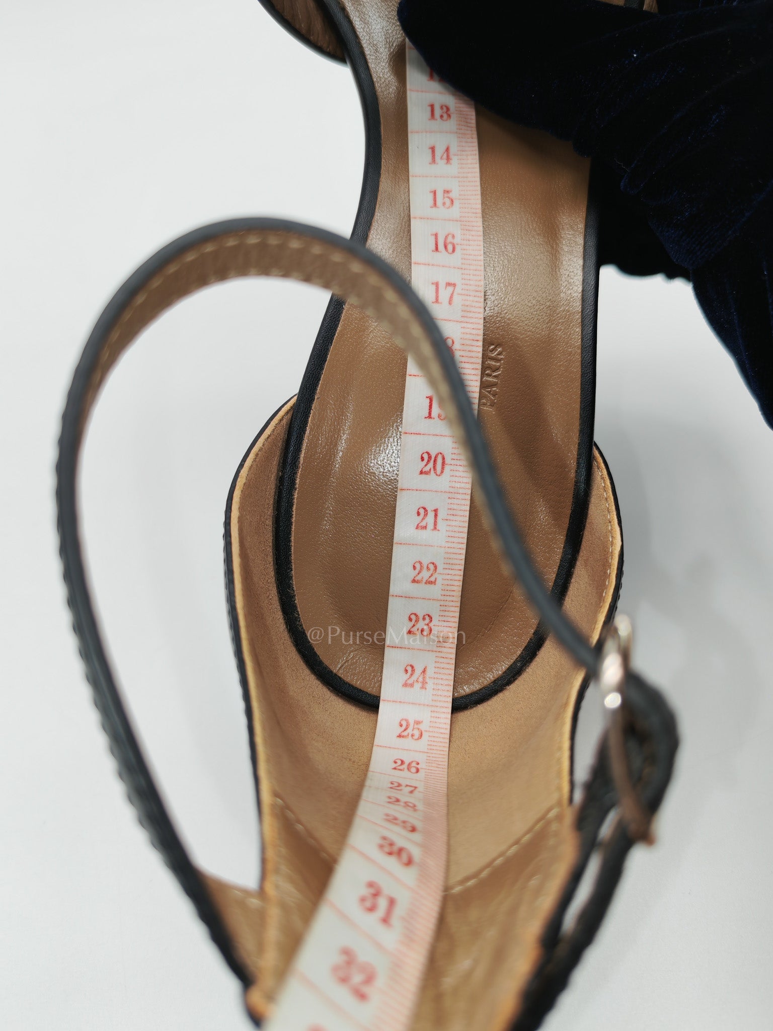 Legend in Black Swift Leather Sandals Size 37EU (24cm) | Purse Maison Luxury Bags Shop