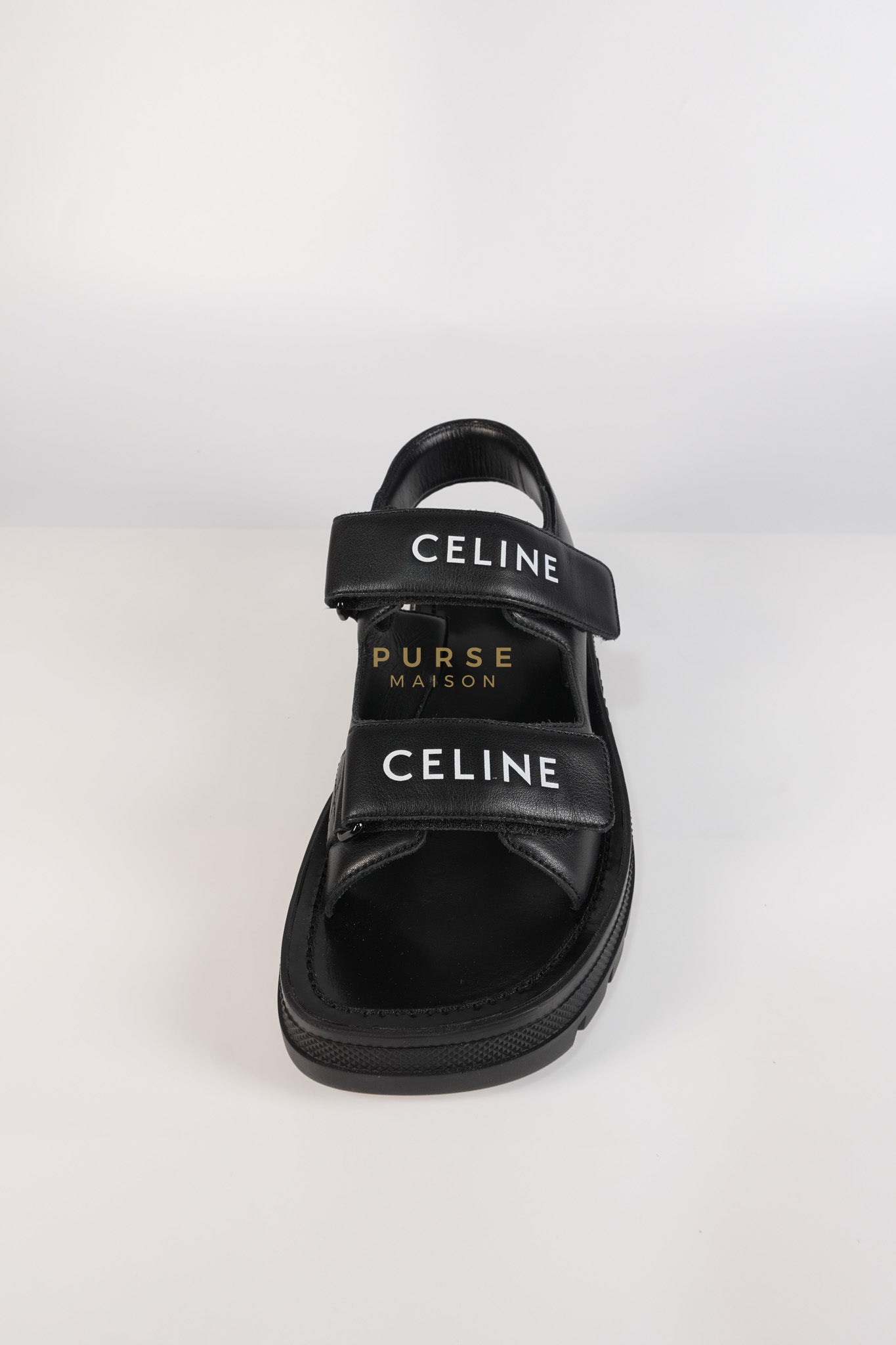 Leo Scratch Sandals in Black Size 39 EU (25cm) | Purse Maison Luxury Bags Shop