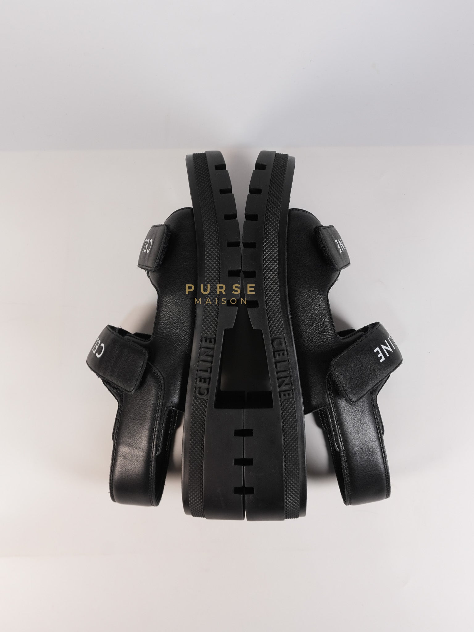 Leo Scratch Sandals in Black Size 39 EU (25cm) | Purse Maison Luxury Bags Shop